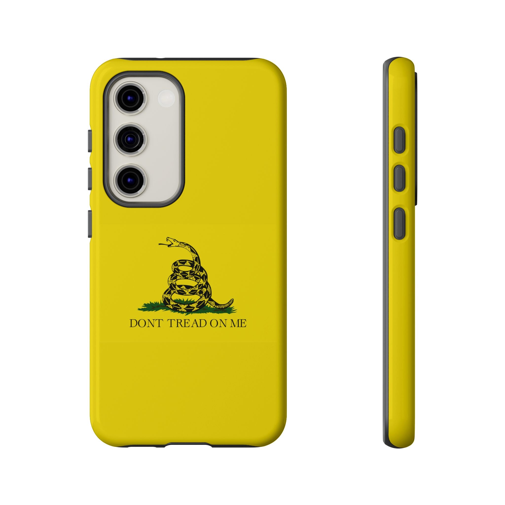 Gadsden flag "Dont Tread on Me" Tough Yellow Cases