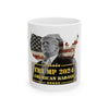 Trump 2024 American Badass Ceramic Mug, (11oz, 15oz)