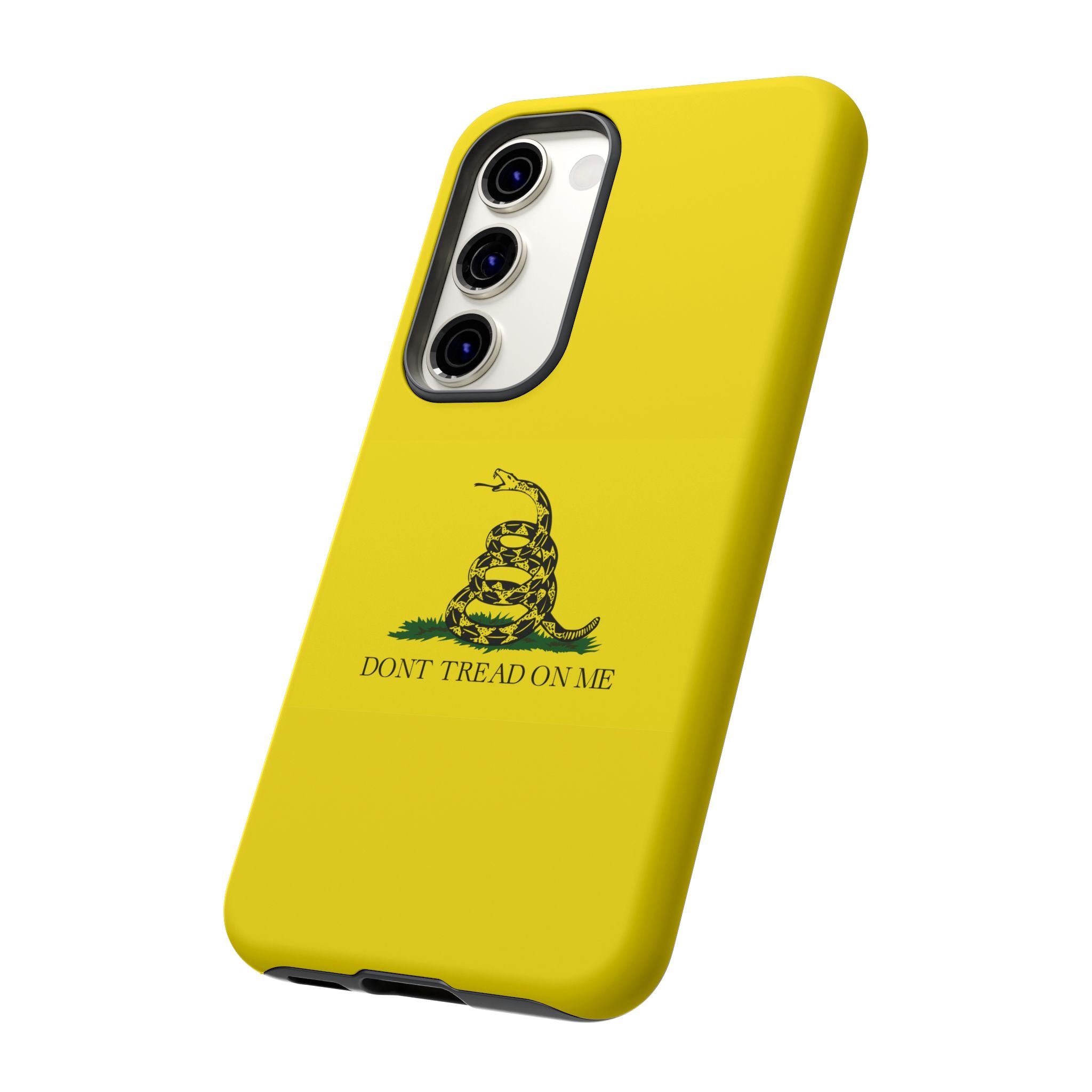 Gadsden flag "Dont Tread on Me" Tough Yellow Cases