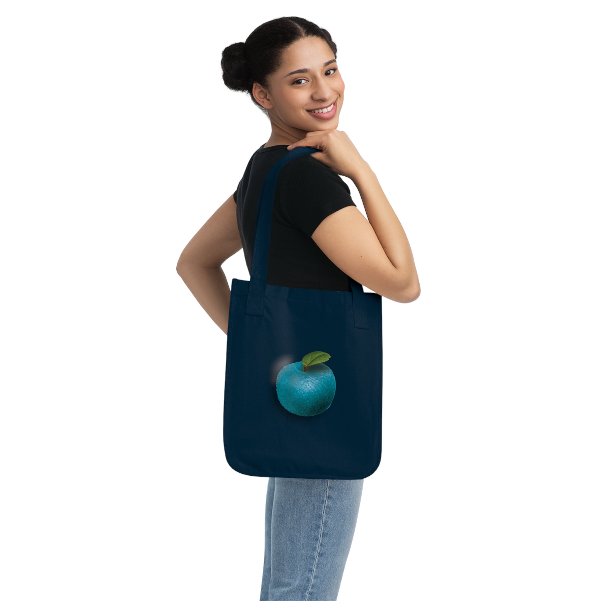 The Adam and Eve Apple: Original Sin Series Organic Cotton Canvas Tote Bag