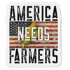 America NEEDS Farmers Die-Cut Magnets