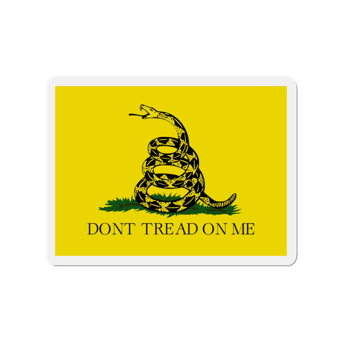 Gadsden Flag "Dont Tread on Me" Die-Cut Magnets