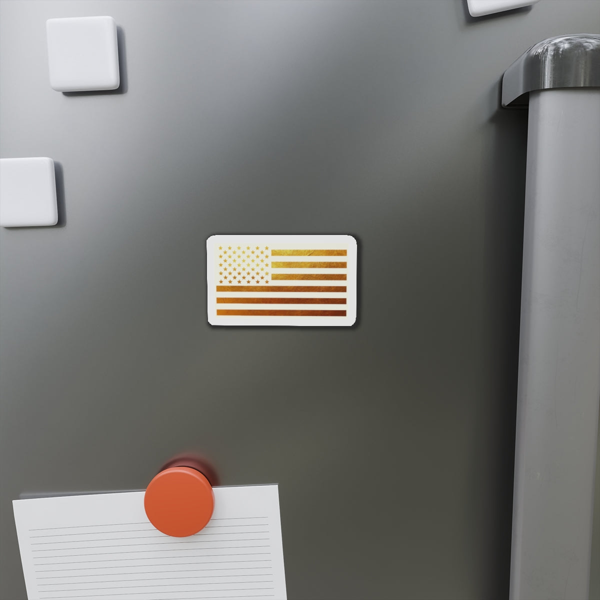 Ultimate USA Flag Gold Leaf Old Glory Die-Cut Magnets