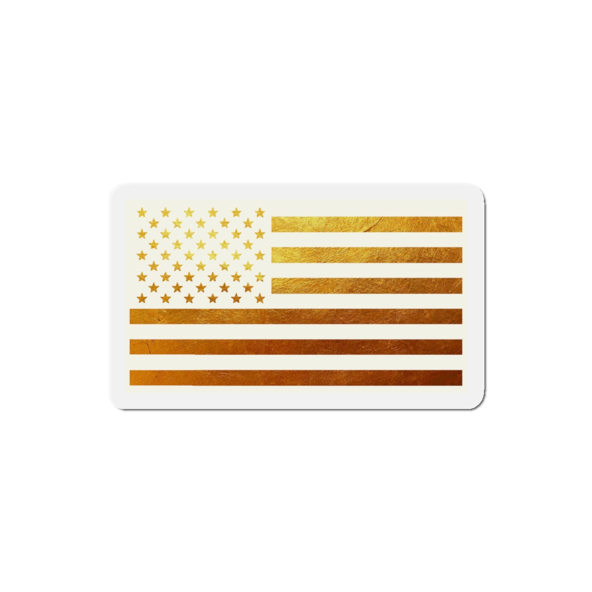 Ultimate USA Flag Gold Leaf Old Glory Die-Cut Magnets