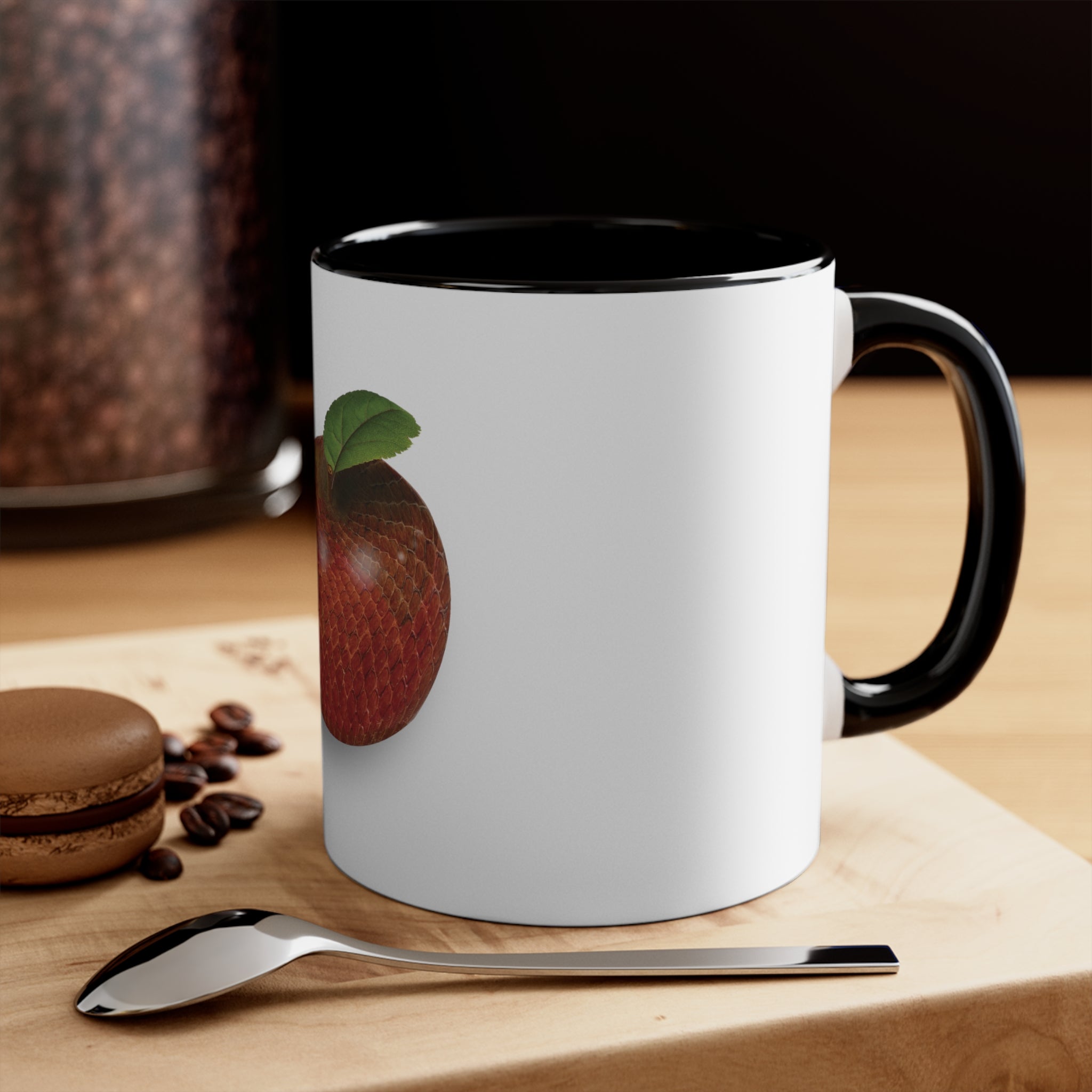 The Adam and Eve Apple: Original Sin Series Accent Coffee Mug, 11oz