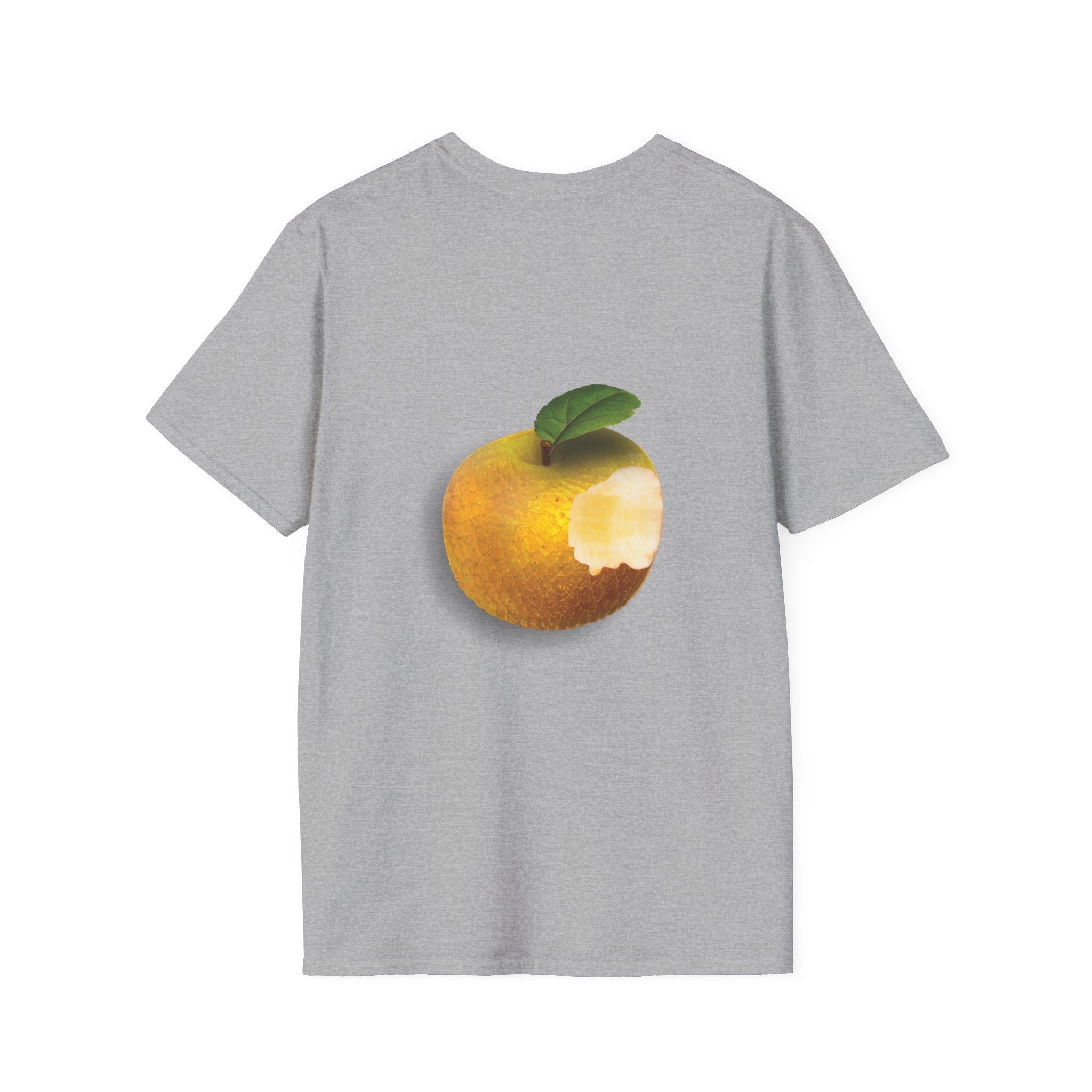 The Adam and Eve Apple: Original Sin Series T Shirt with a Bite!