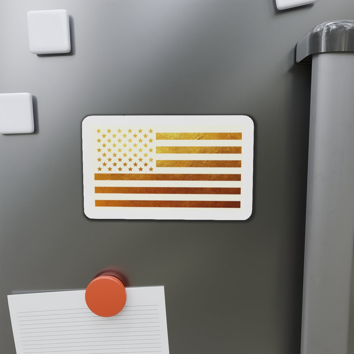 Ultimate USA Flag Gold Leaf Old Glory Die-Cut Magnets