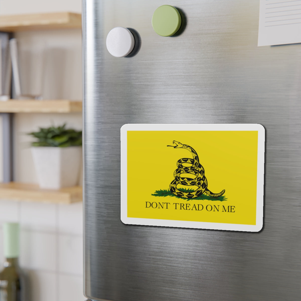 Gadsden Flag "Dont Tread on Me" Die-Cut Magnets