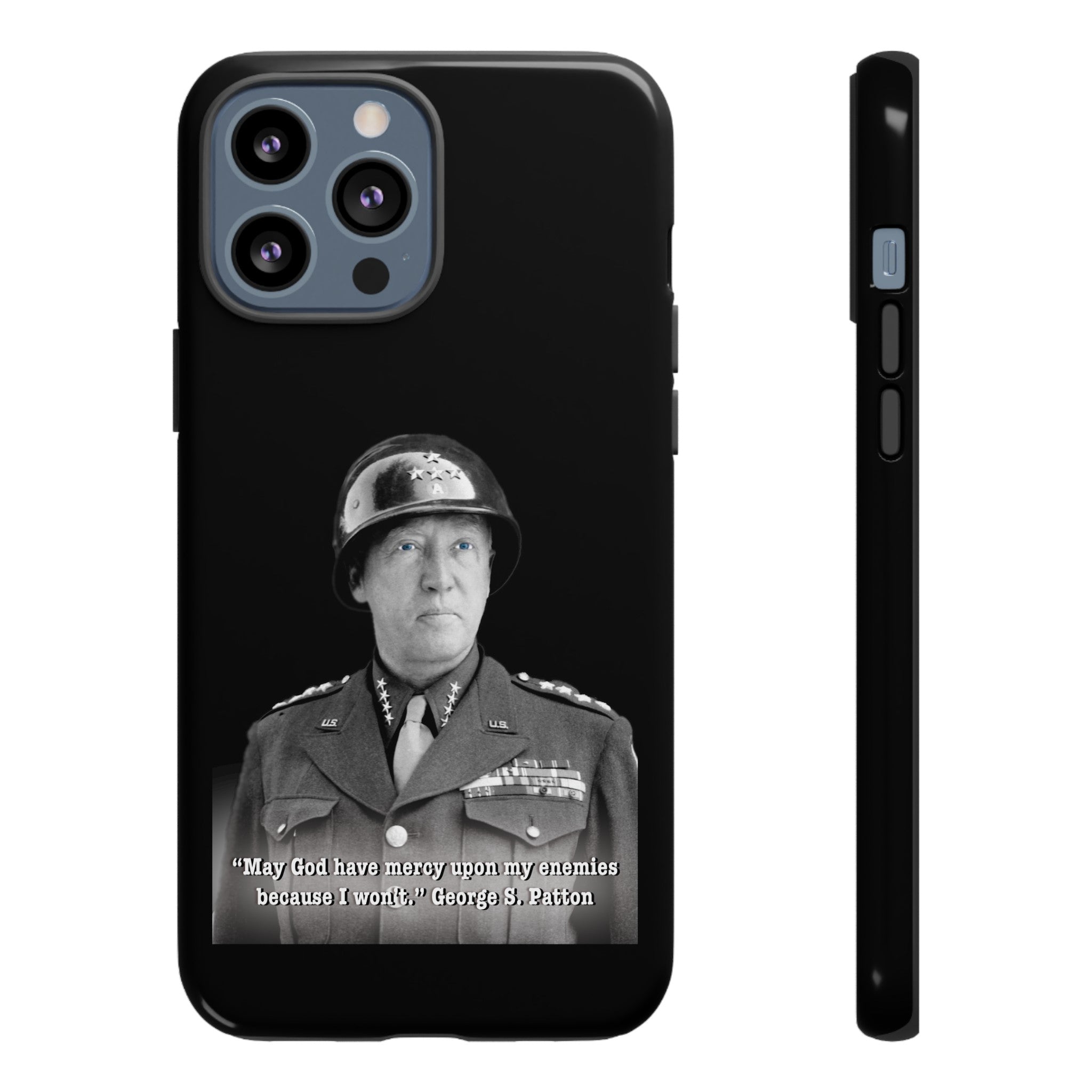 George S. Patton Jr. Tough Cases Black & White