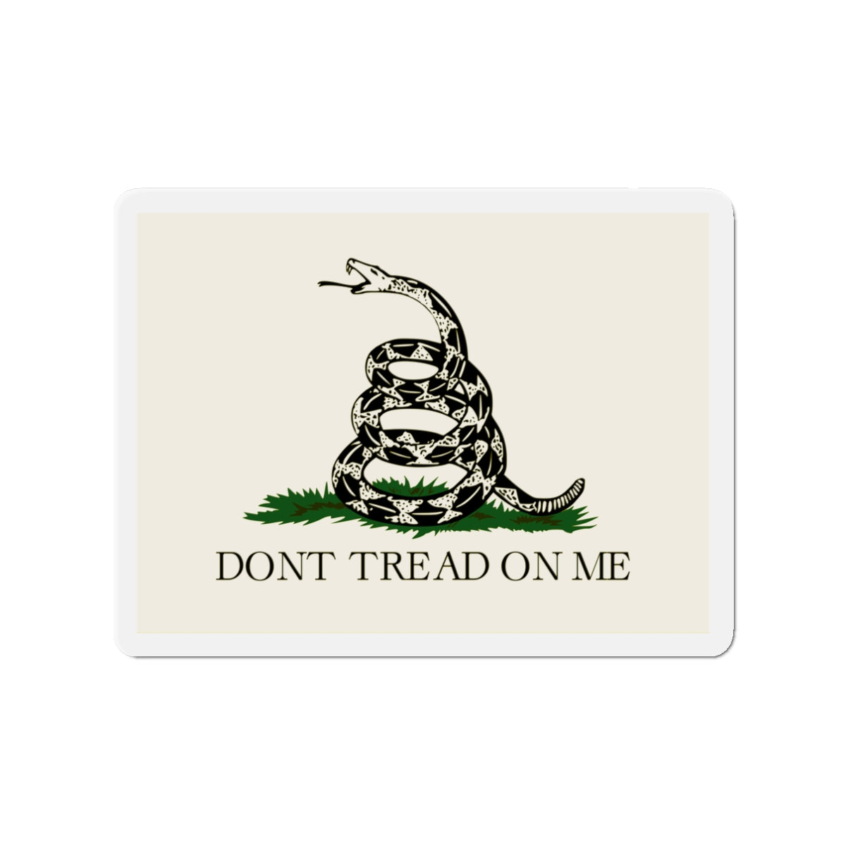 Gadsden Flag "Dont Tread on Me" Die-Cut Magnets