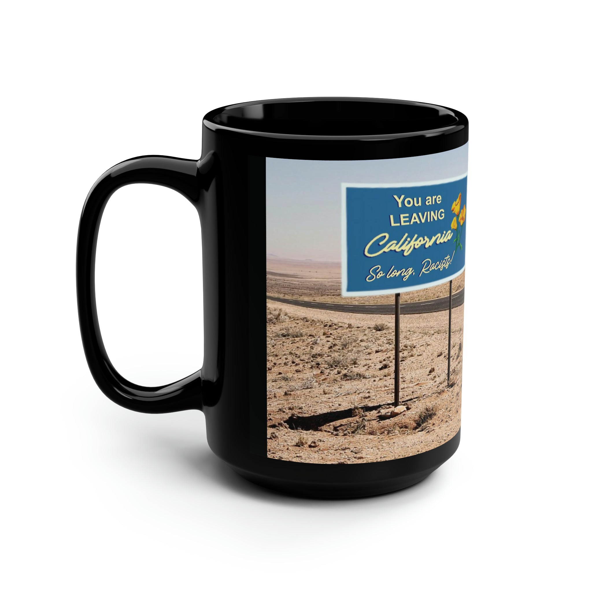 Funny California Exodus Accent Coffee Mug, 15oz