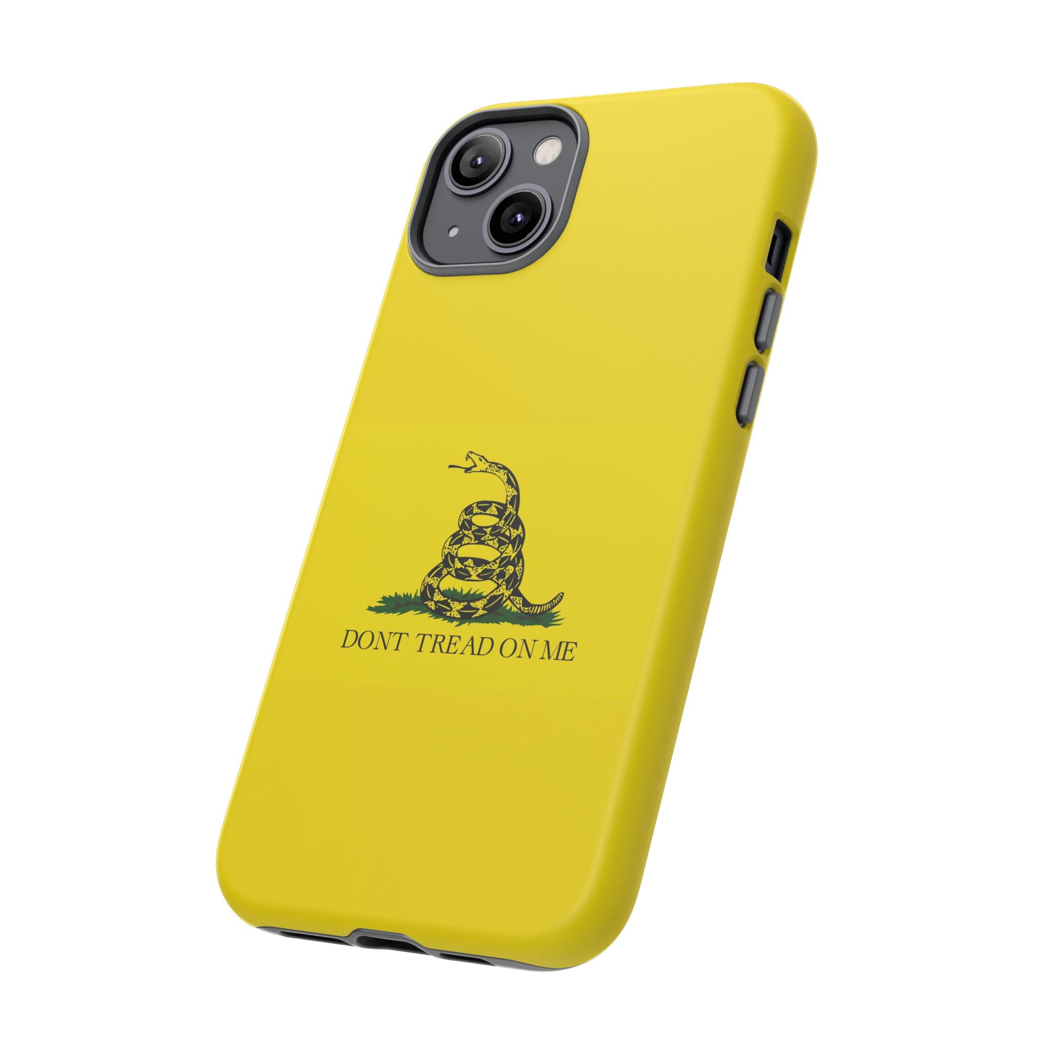 Gadsden flag "Dont Tread on Me" Tough Yellow Cases