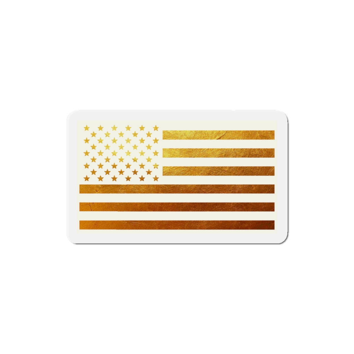 Ultimate USA Flag Gold Leaf Old Glory Die-Cut Magnets