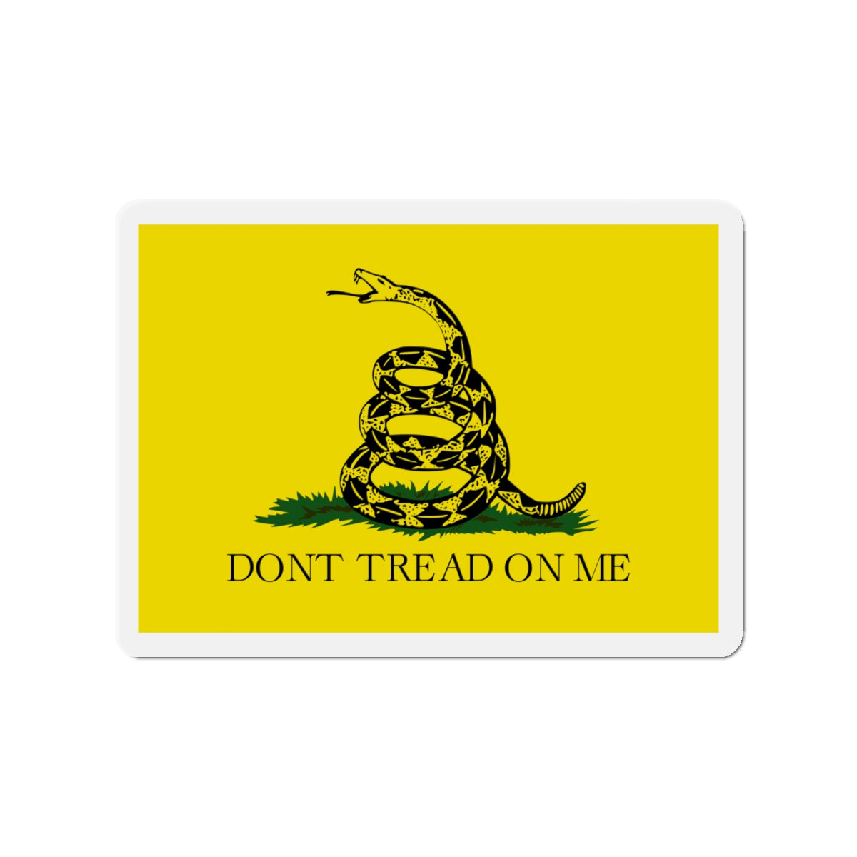 Gadsden Flag "Dont Tread on Me" Die-Cut Magnets