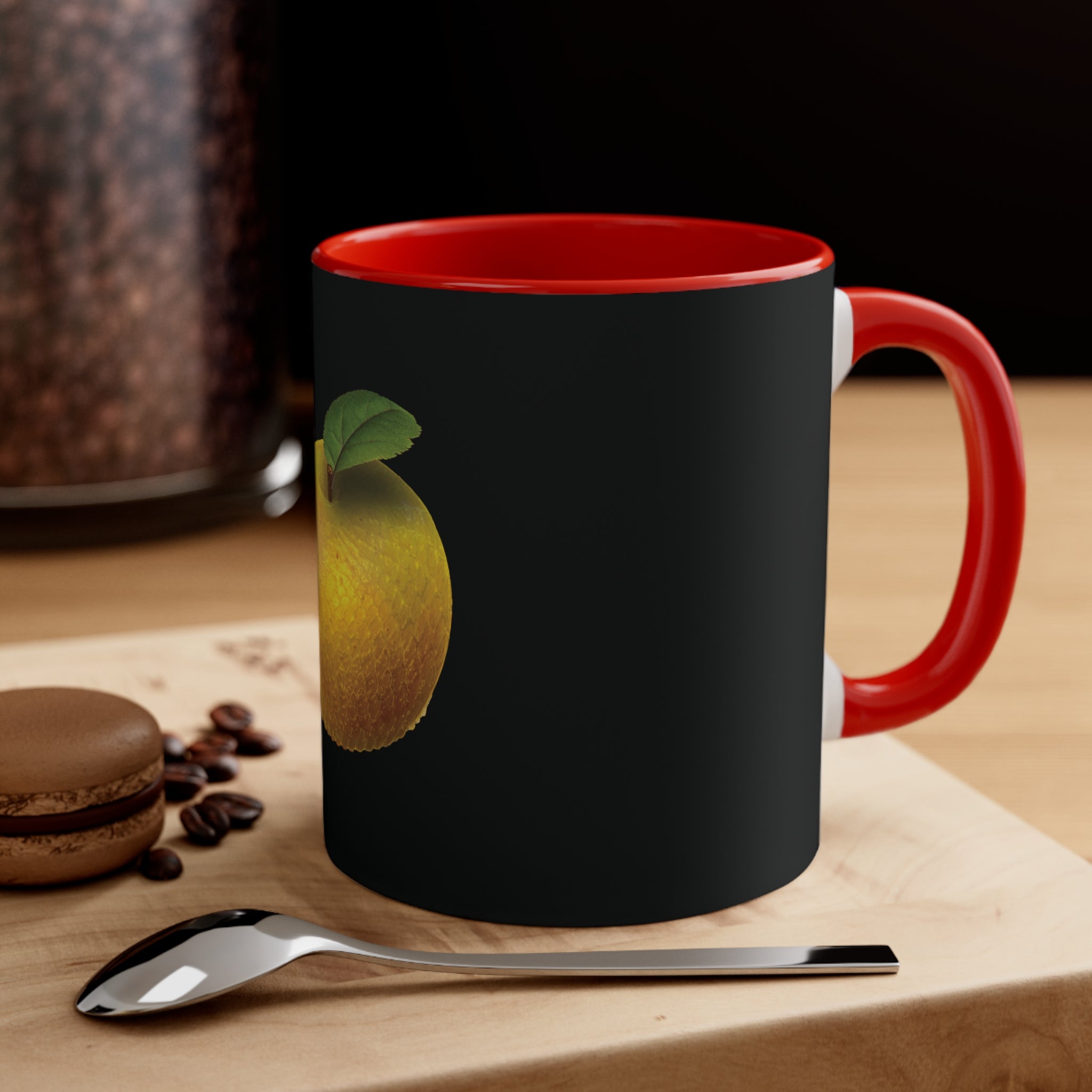 The Adam and Eve Apple: Original Sin Series Accent Coffee Mug, 11oz