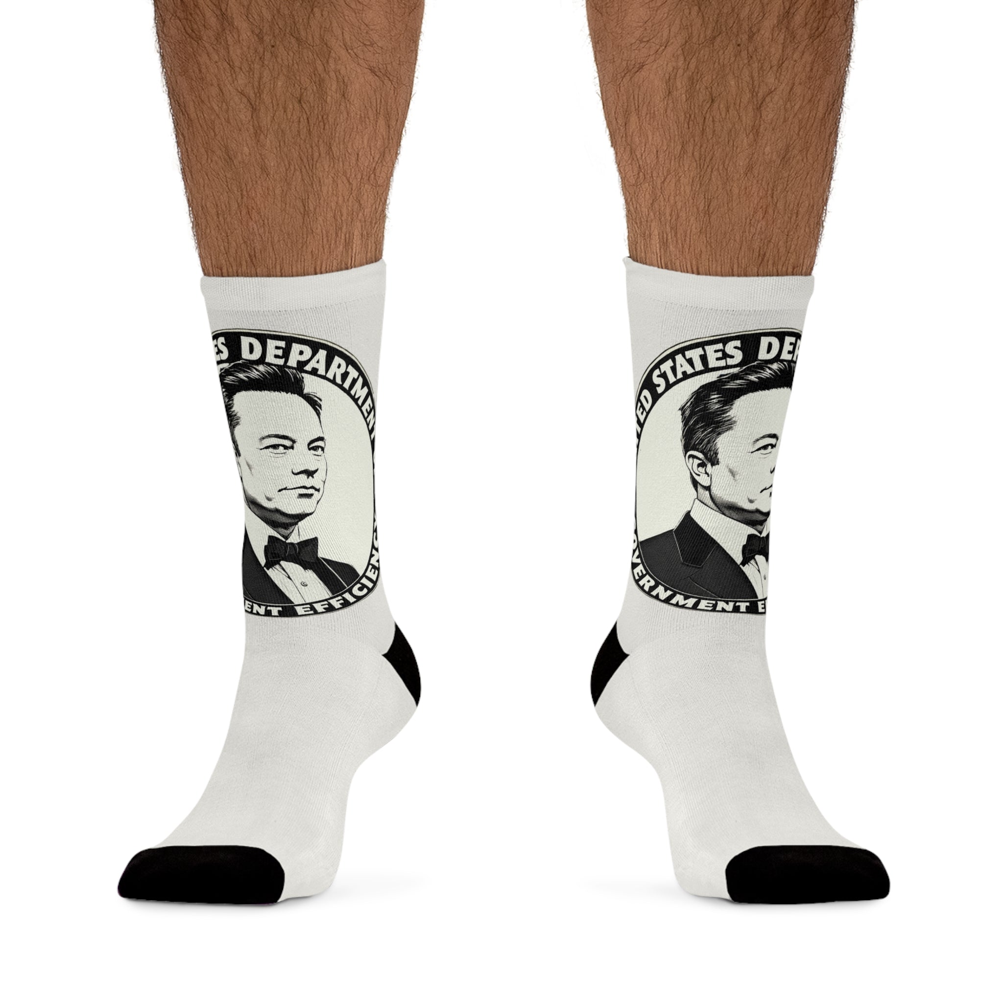 US DOGE Elon Musk Recycled Poly Socks