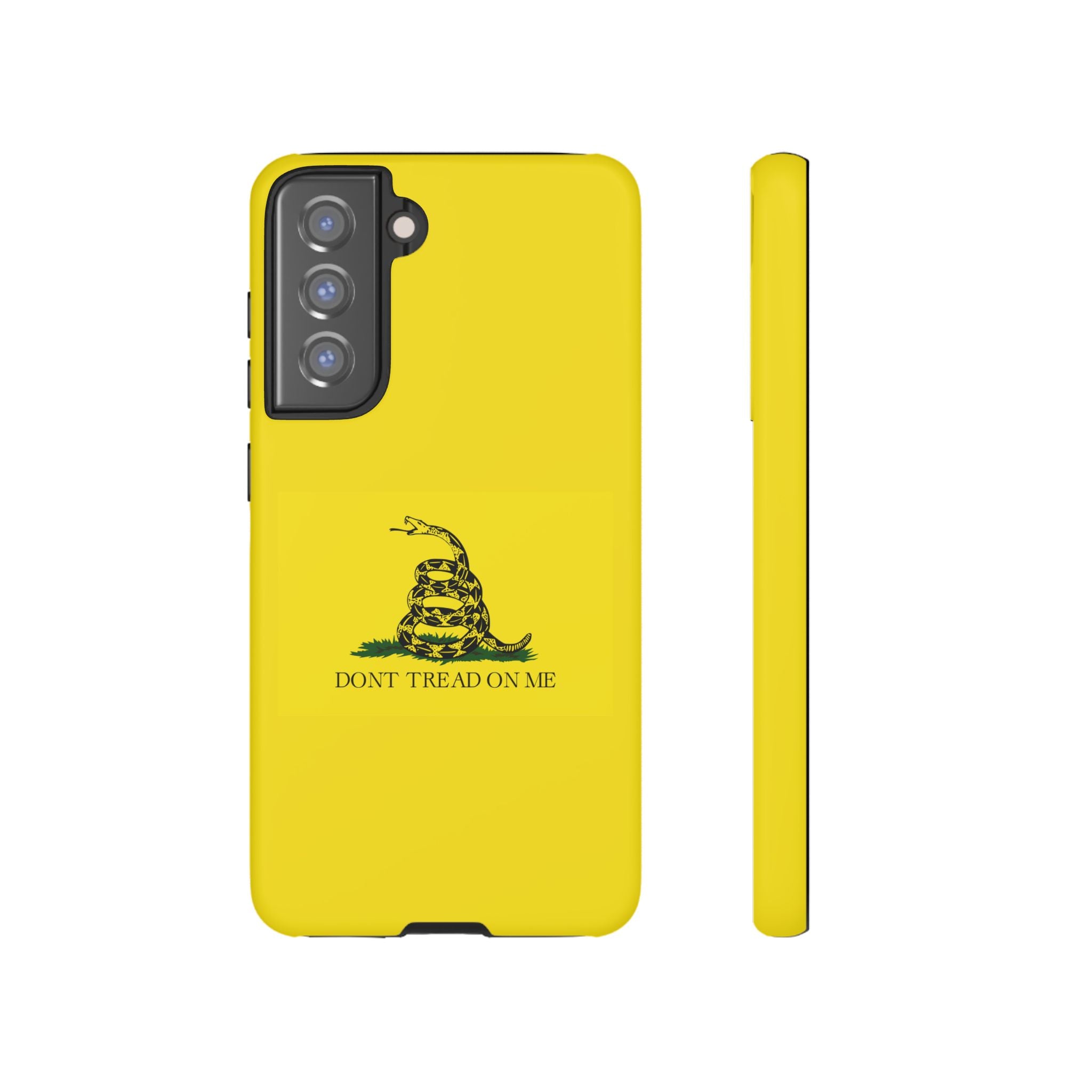 Gadsden flag "Dont Tread on Me" Tough Yellow Cases