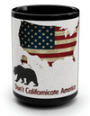 Don't Californicate America Accent Coffee Mug, 15 oz mug