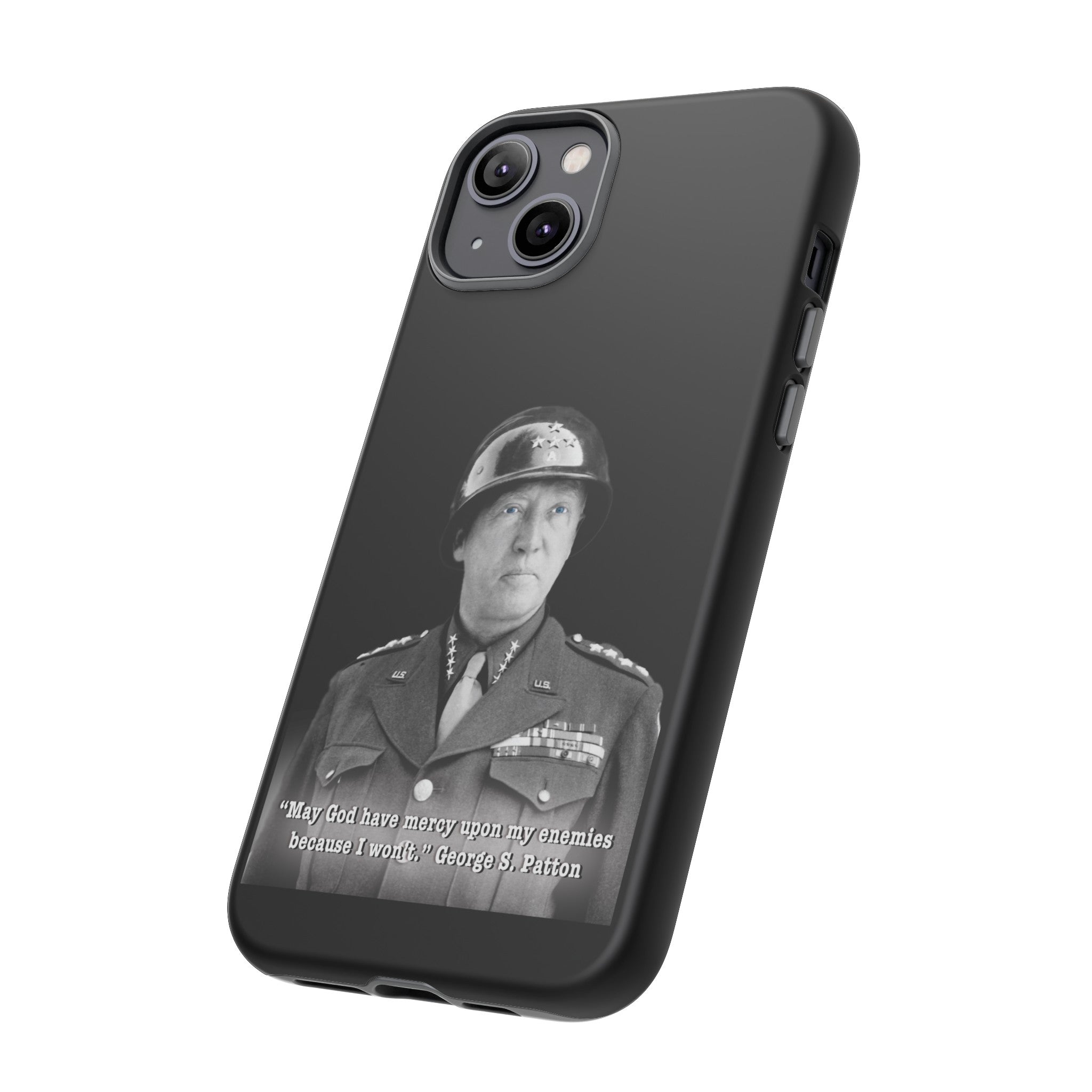 George S. Patton Jr. Tough Cases Black & White