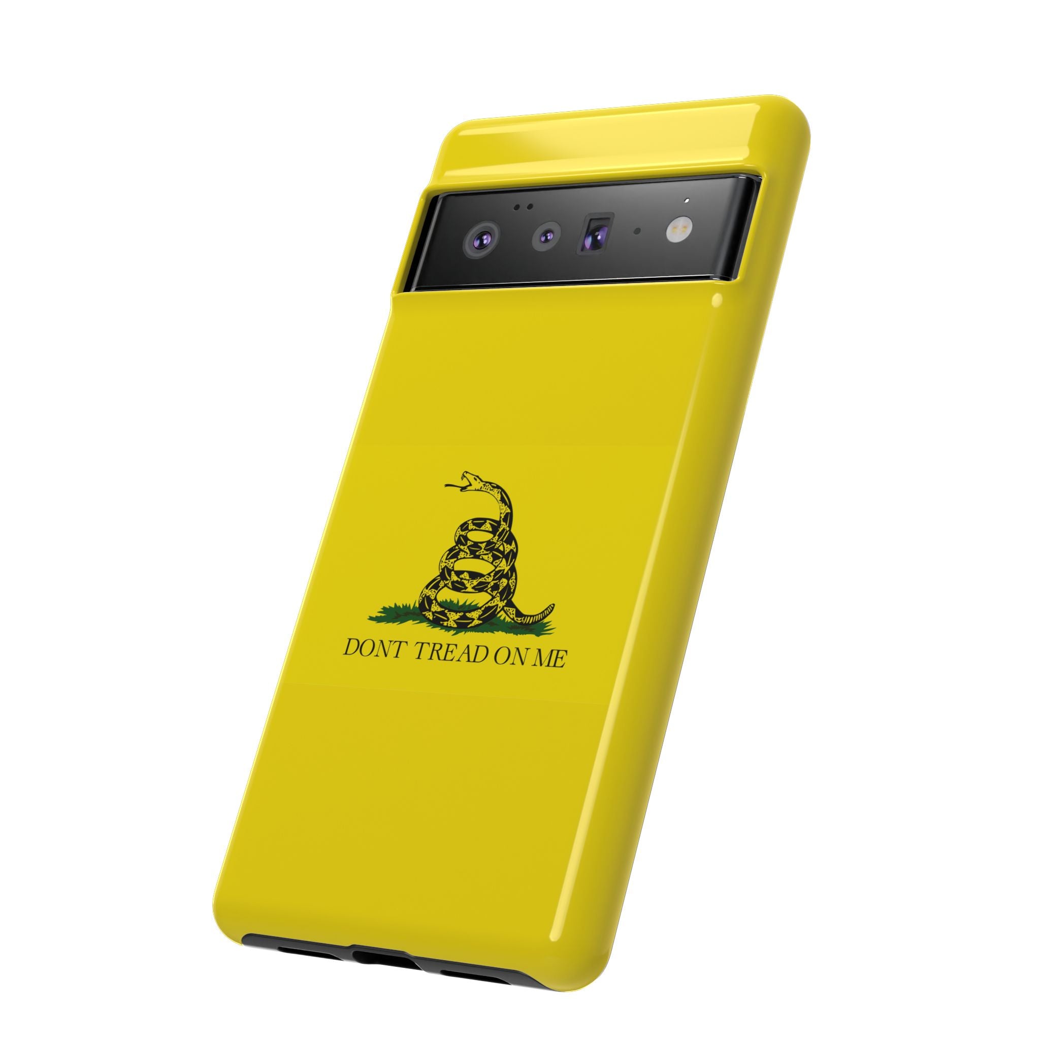 Gadsden flag "Dont Tread on Me" Tough Yellow Cases