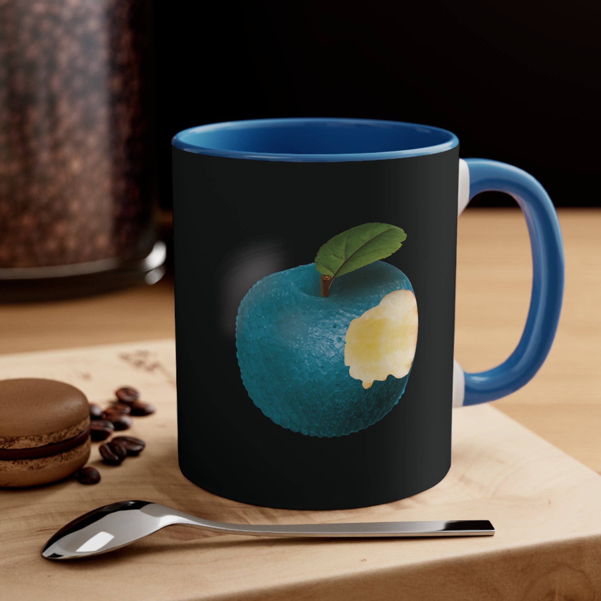 The Adam and Eve Apple: Original Sin Series Accent Coffee Mug, 11oz