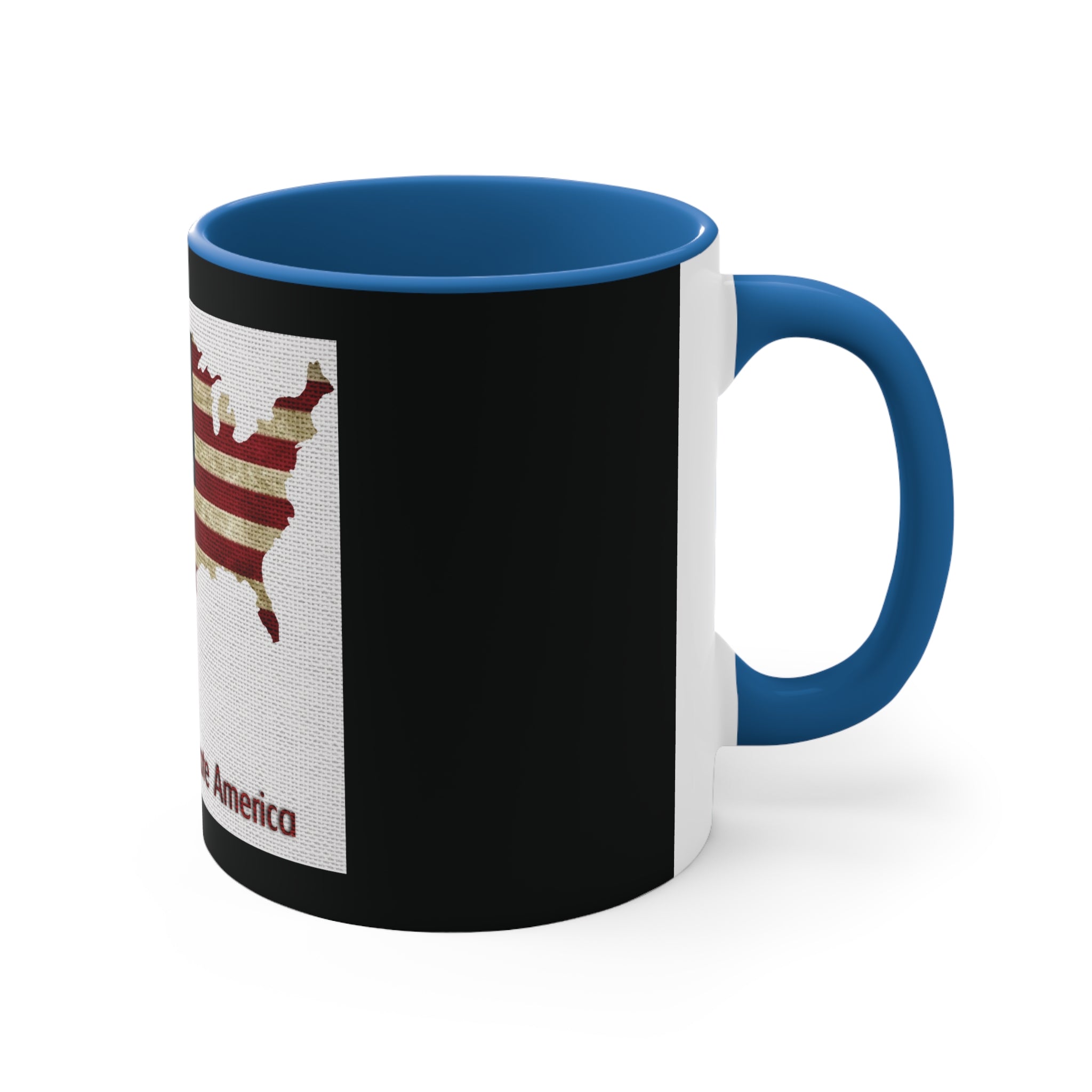 Don't Californicate America Accent Coffee Mug, 11oz