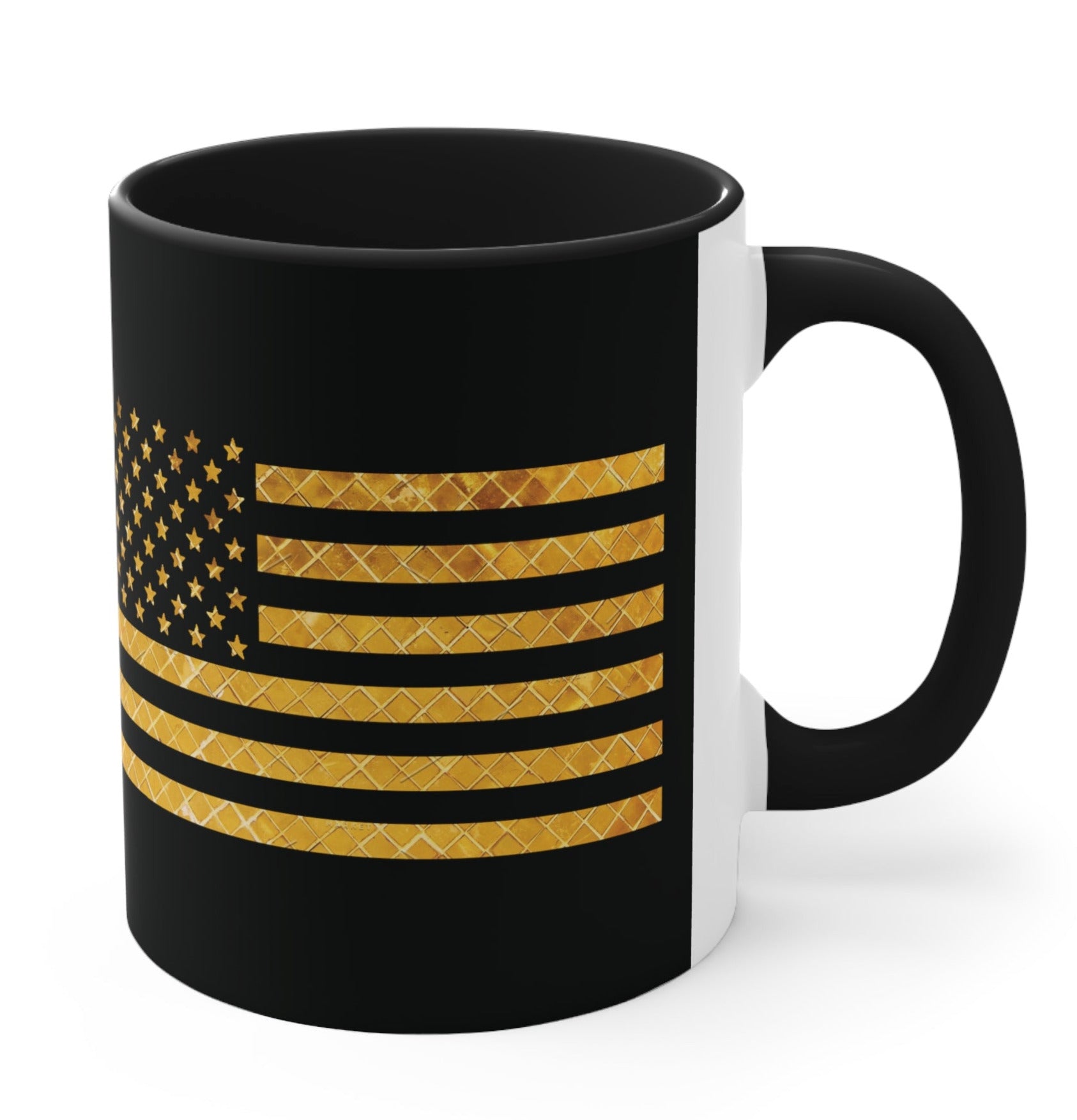 The Ultimate 'Merica! Limited Edition Gold Mosaic Accent Coffee Mug, 11oz