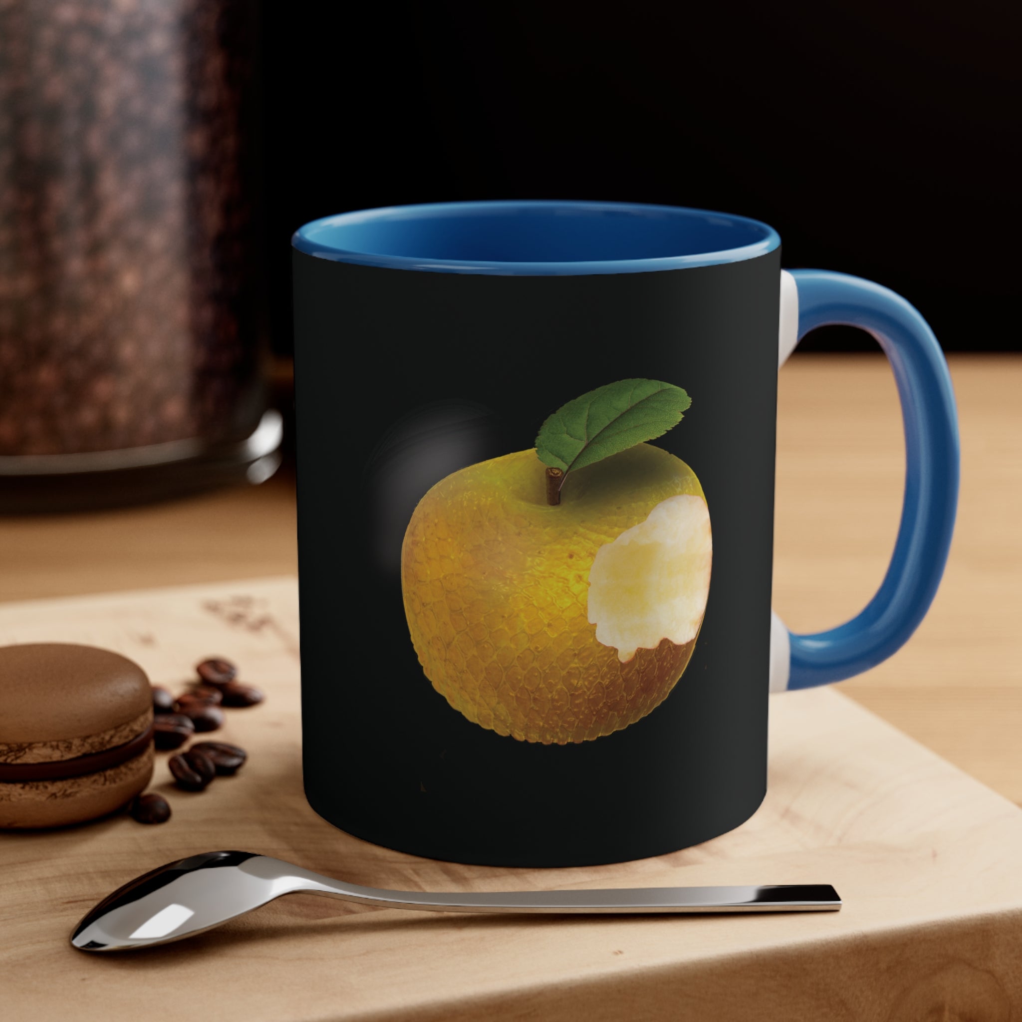 The Adam and Eve Apple: Original Sin Series Accent Coffee Mug, 11oz