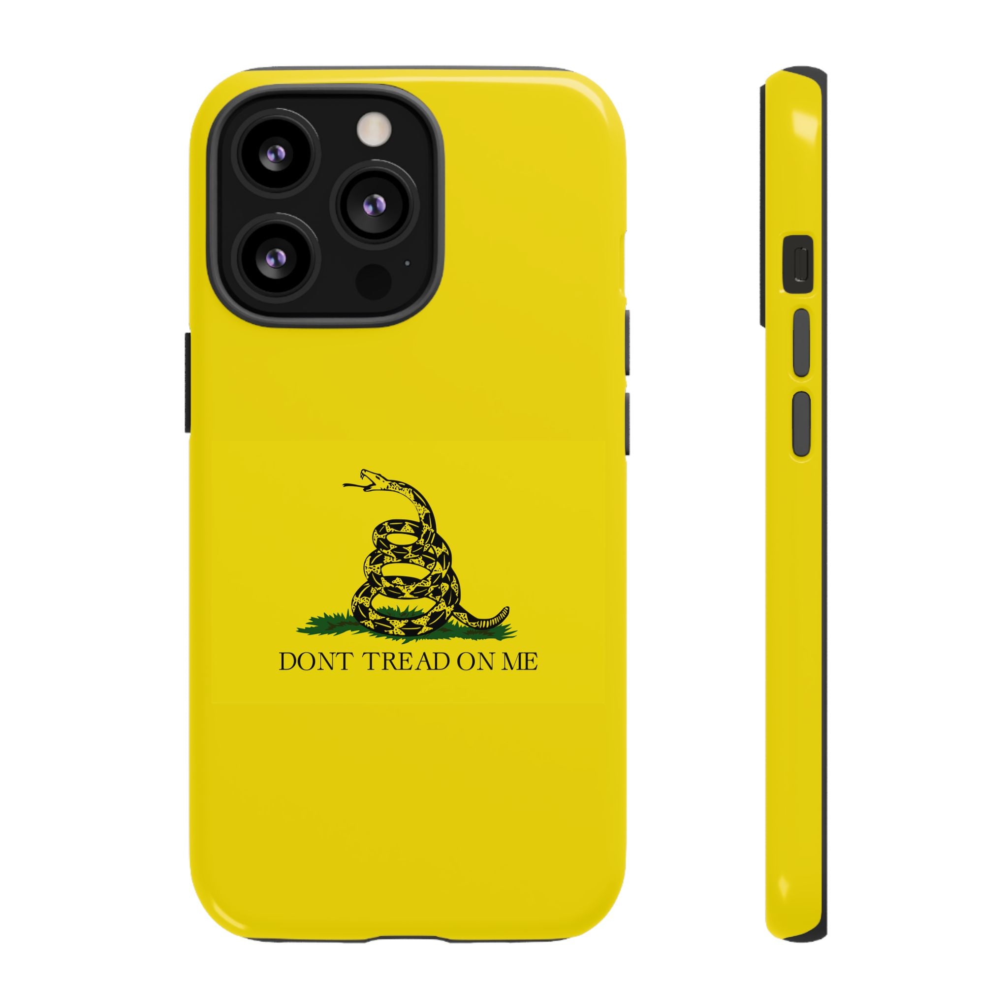 Gadsden flag "Dont Tread on Me" Tough Yellow Cases