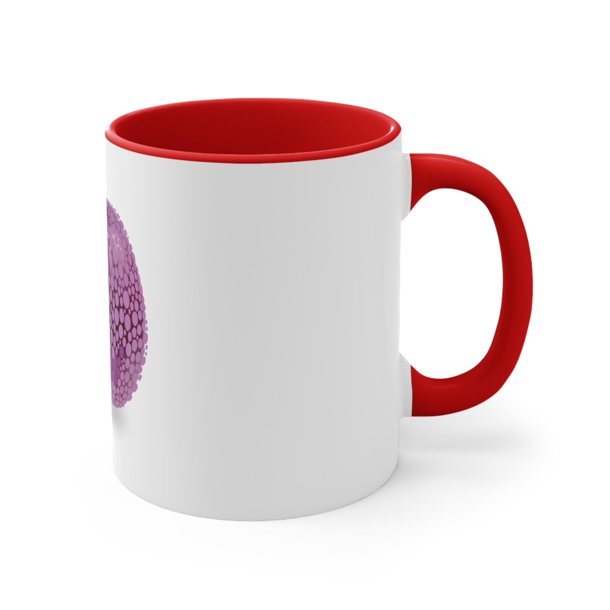 Ishihara Purple Plum Abstract Artwork Accent Coffee Mug, 11oz