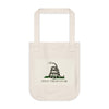 Gadsden Flag "Dont Tread on Me" Canvas Tote Bag