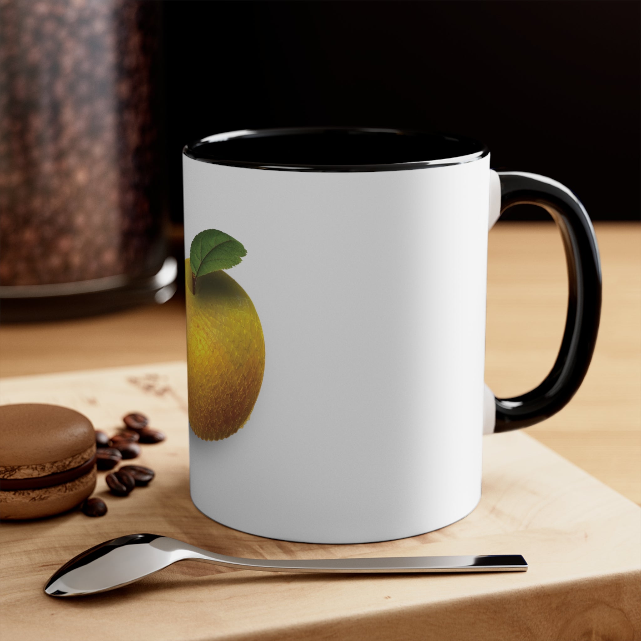 The Adam and Eve Apple: Original Sin Series Accent Coffee Mug, 11oz