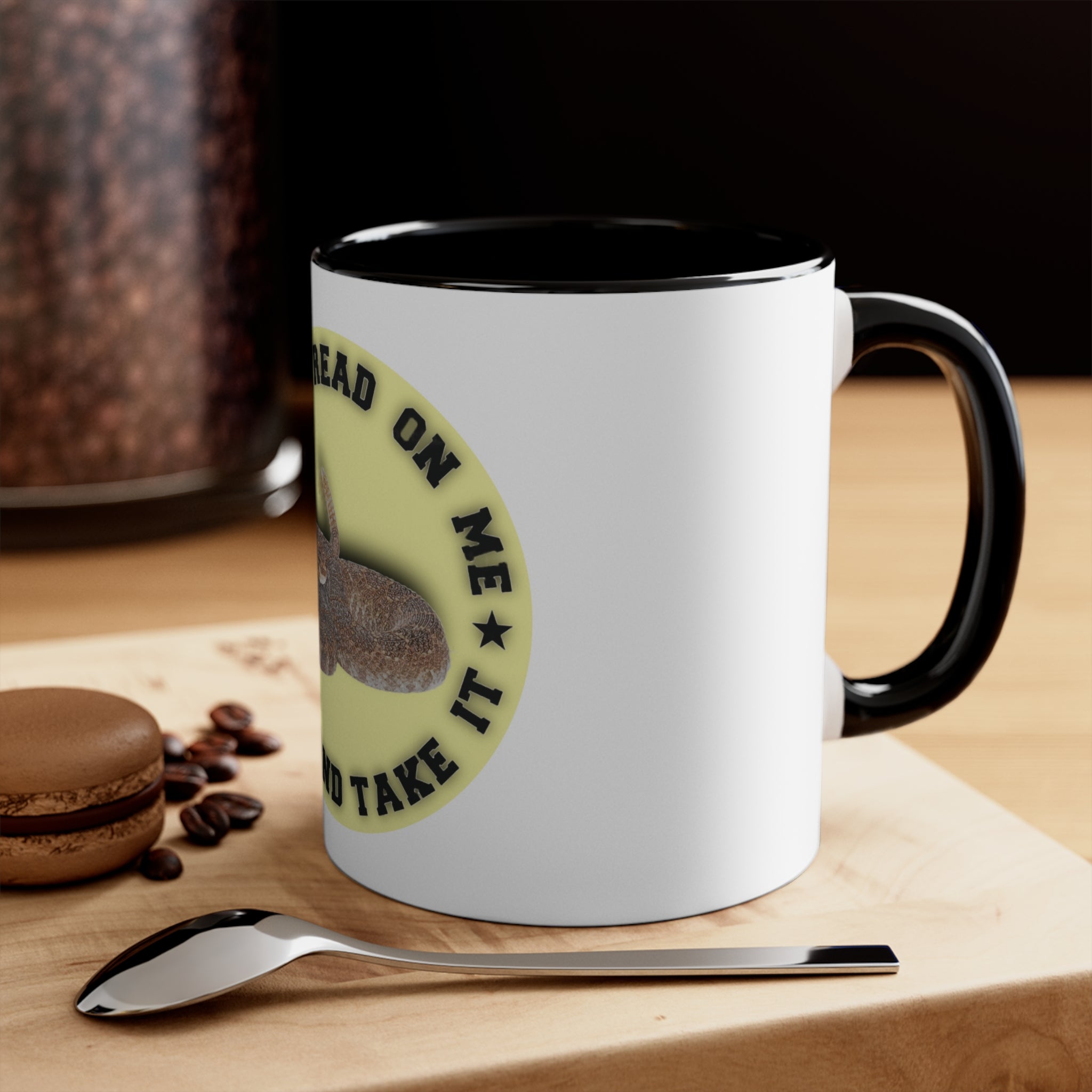 Don't Tread on Me Gadsden Flag Accent Coffee Mug, 11oz