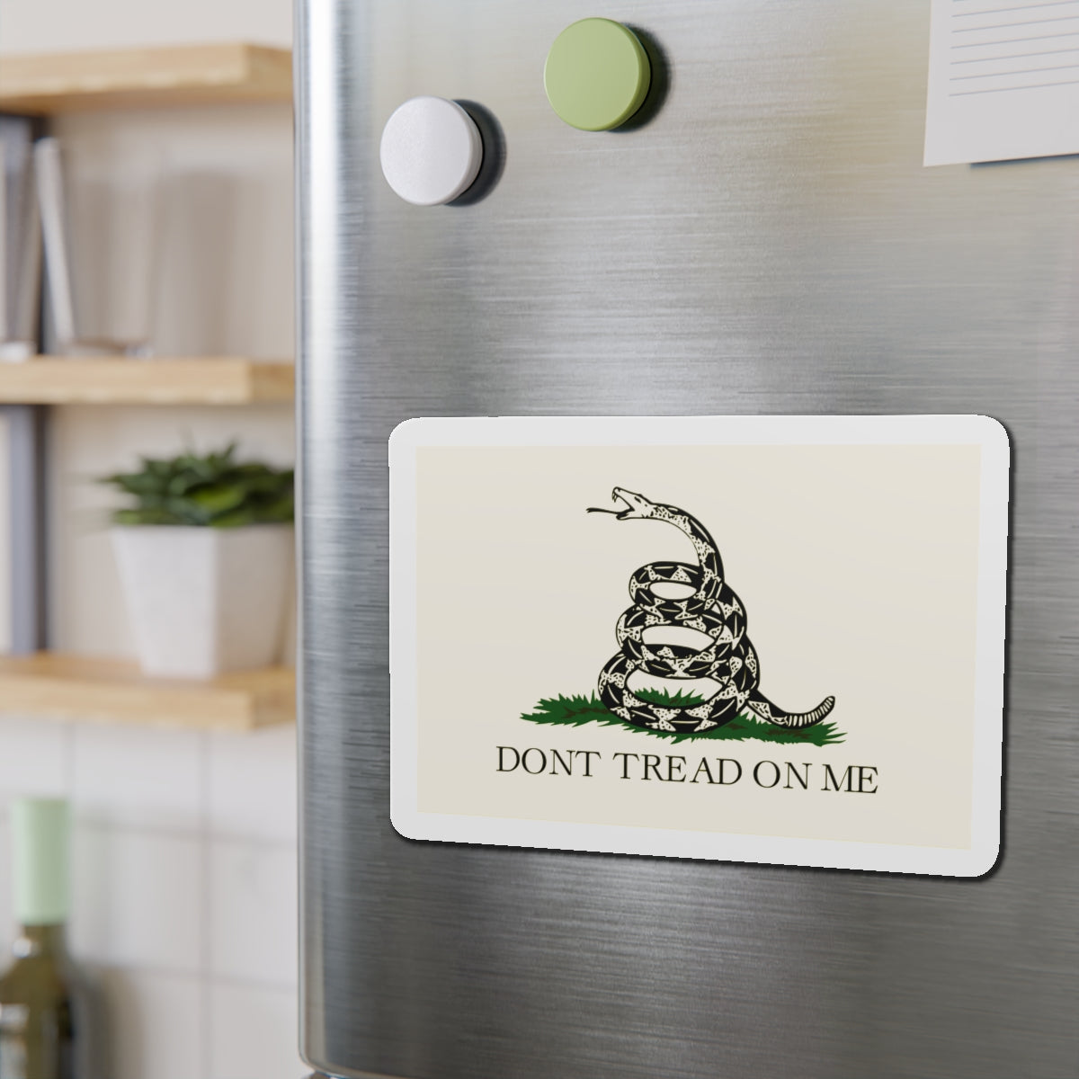 Gadsden Flag "Dont Tread on Me" Die-Cut Magnets