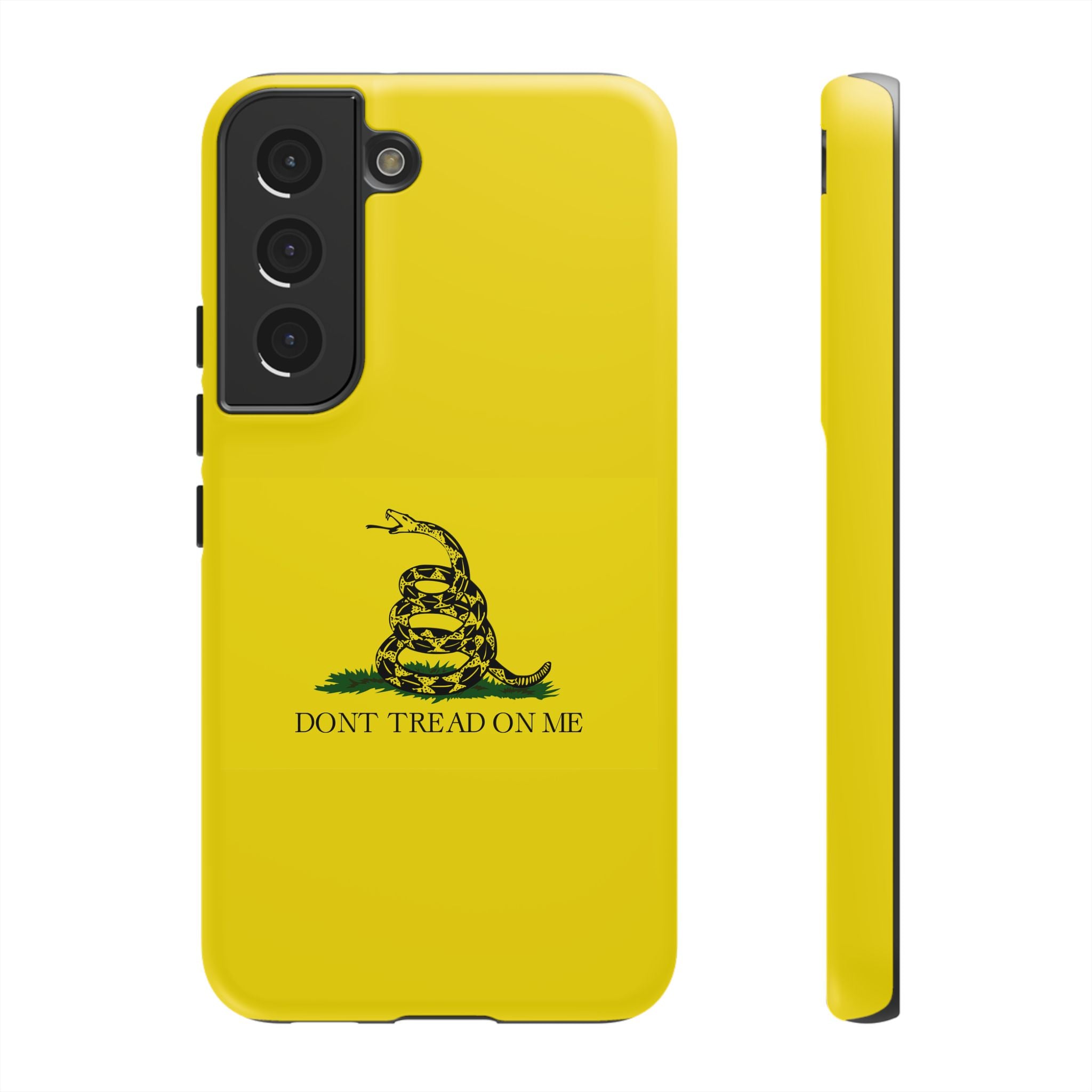 Gadsden flag "Dont Tread on Me" Tough Yellow Cases