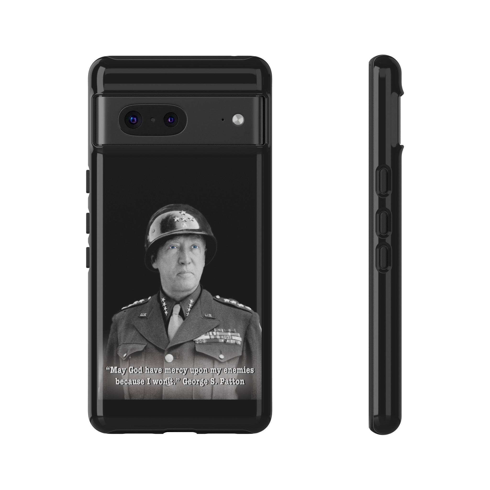 George S. Patton Jr. Tough Cases Black & White