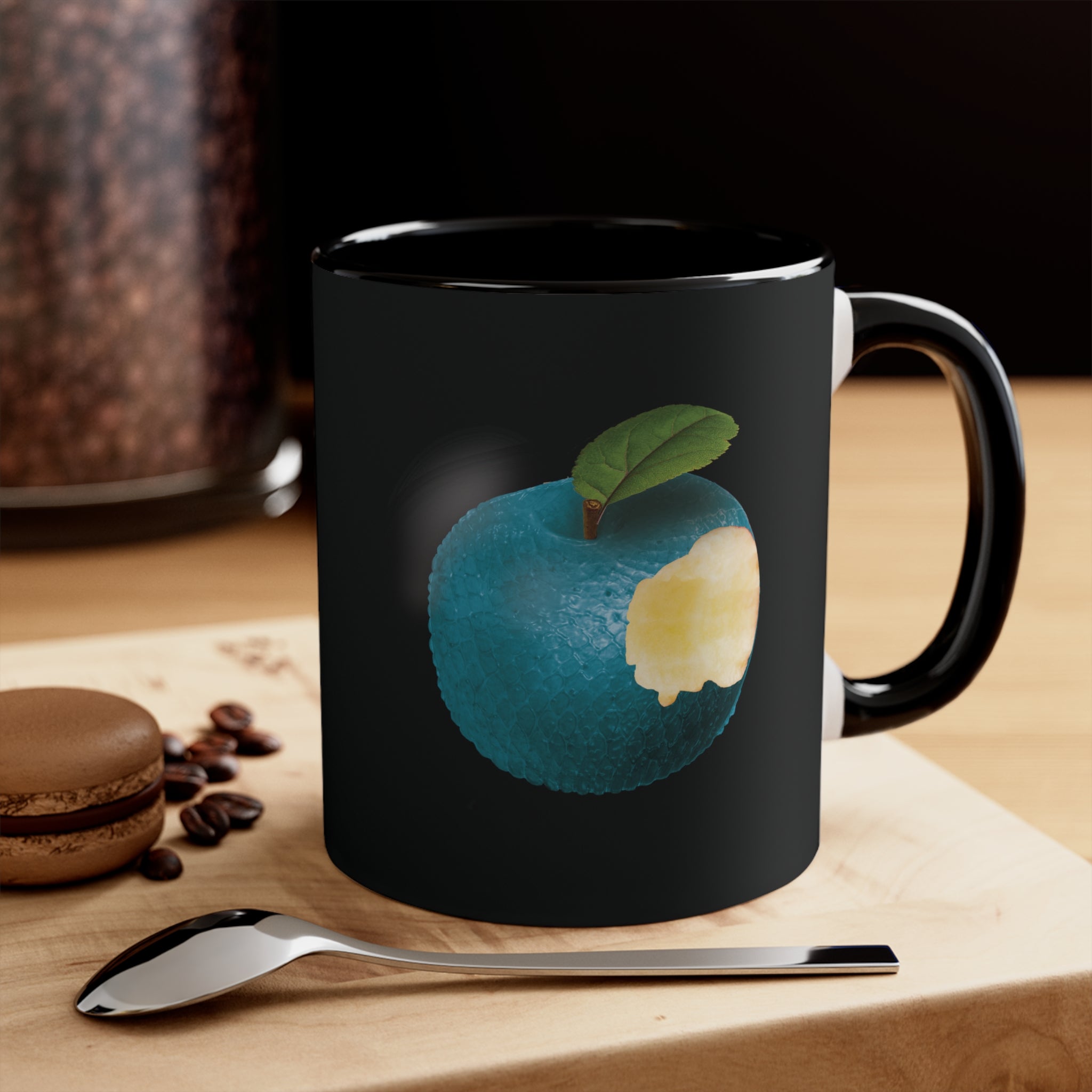 The Adam and Eve Apple: Original Sin Series Accent Coffee Mug, 11oz