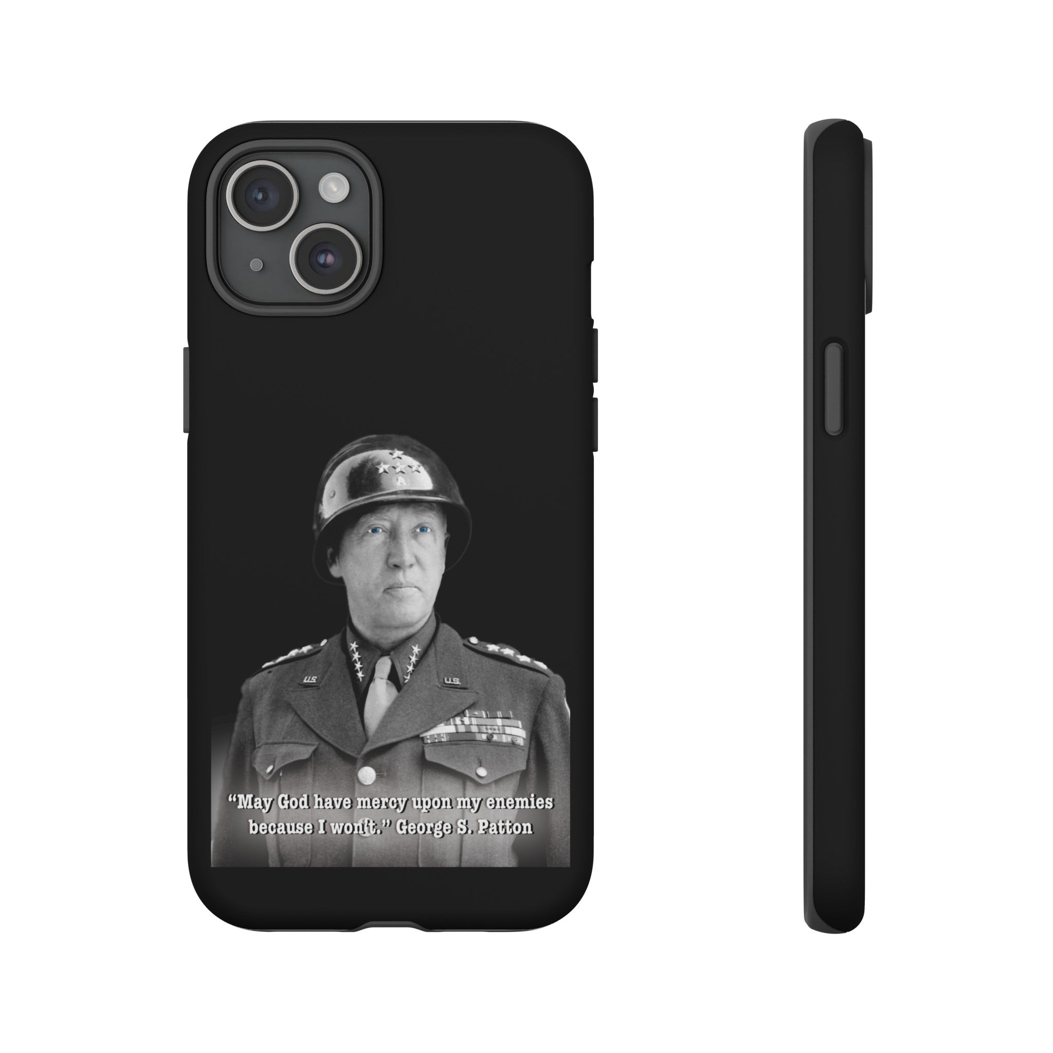 George S. Patton Jr. Tough Cases Black & White