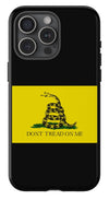 Gadsden flag "Dont Tread on Me" Tough Black & Yellow Cases