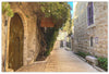 Old Jerusalem Alley at Sunlight Photograph Print