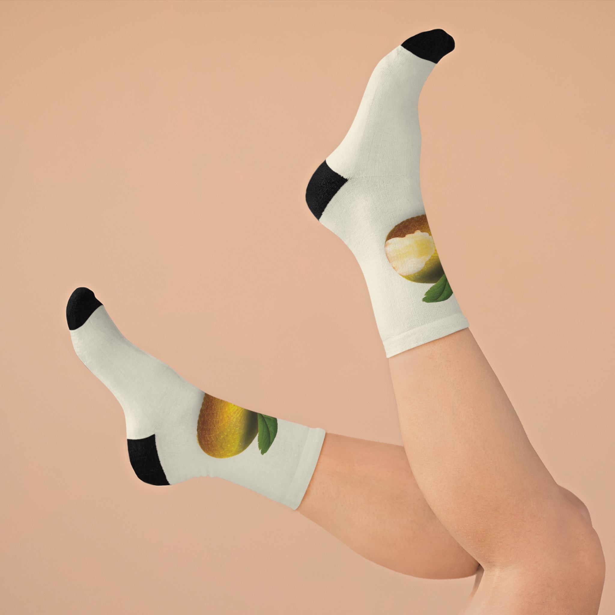 The Adam and Eve Apple: Original Sin Series Recycled Poly Socks