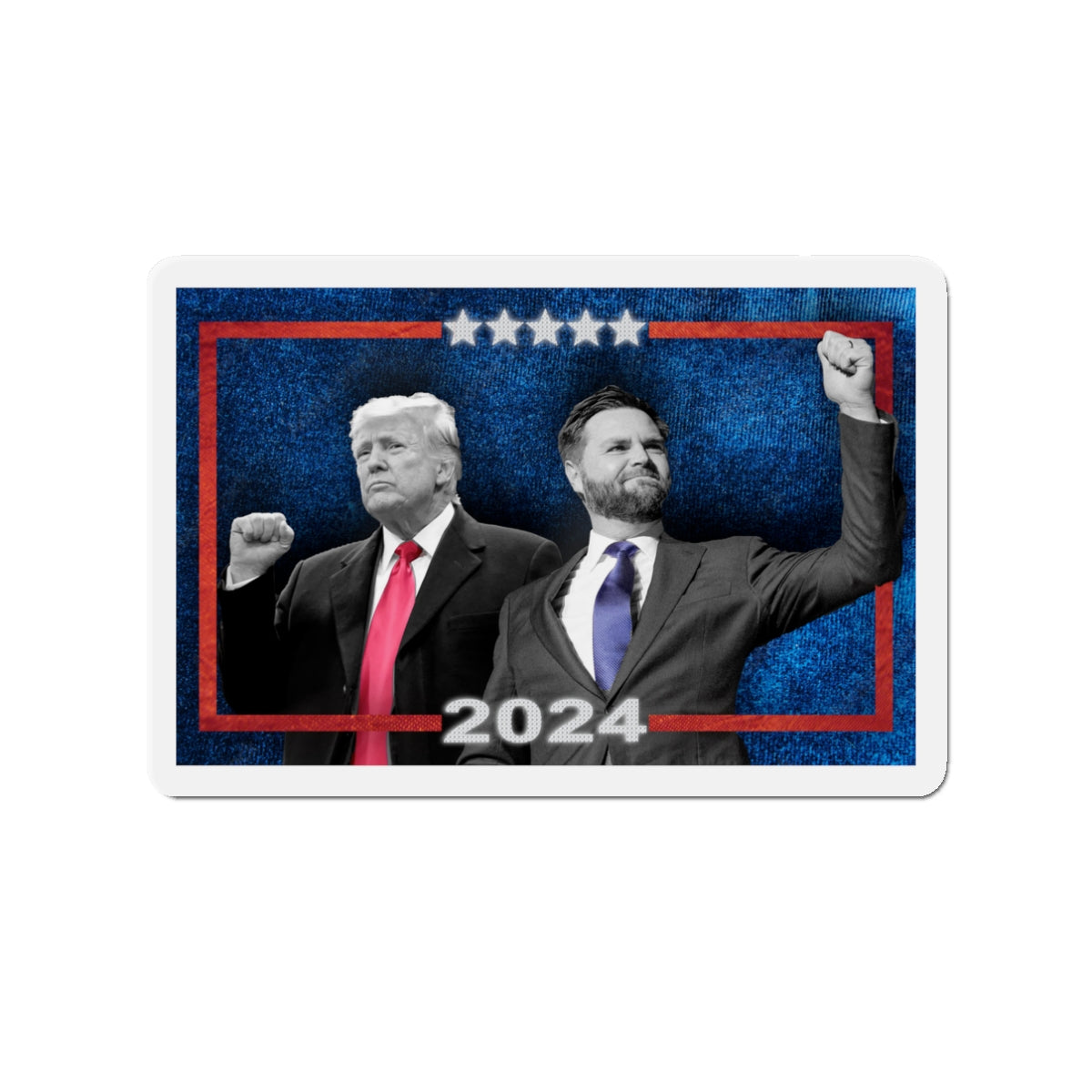 Trump Vance Make America Great Again Portrait! 2024 Die-Cut Magnets