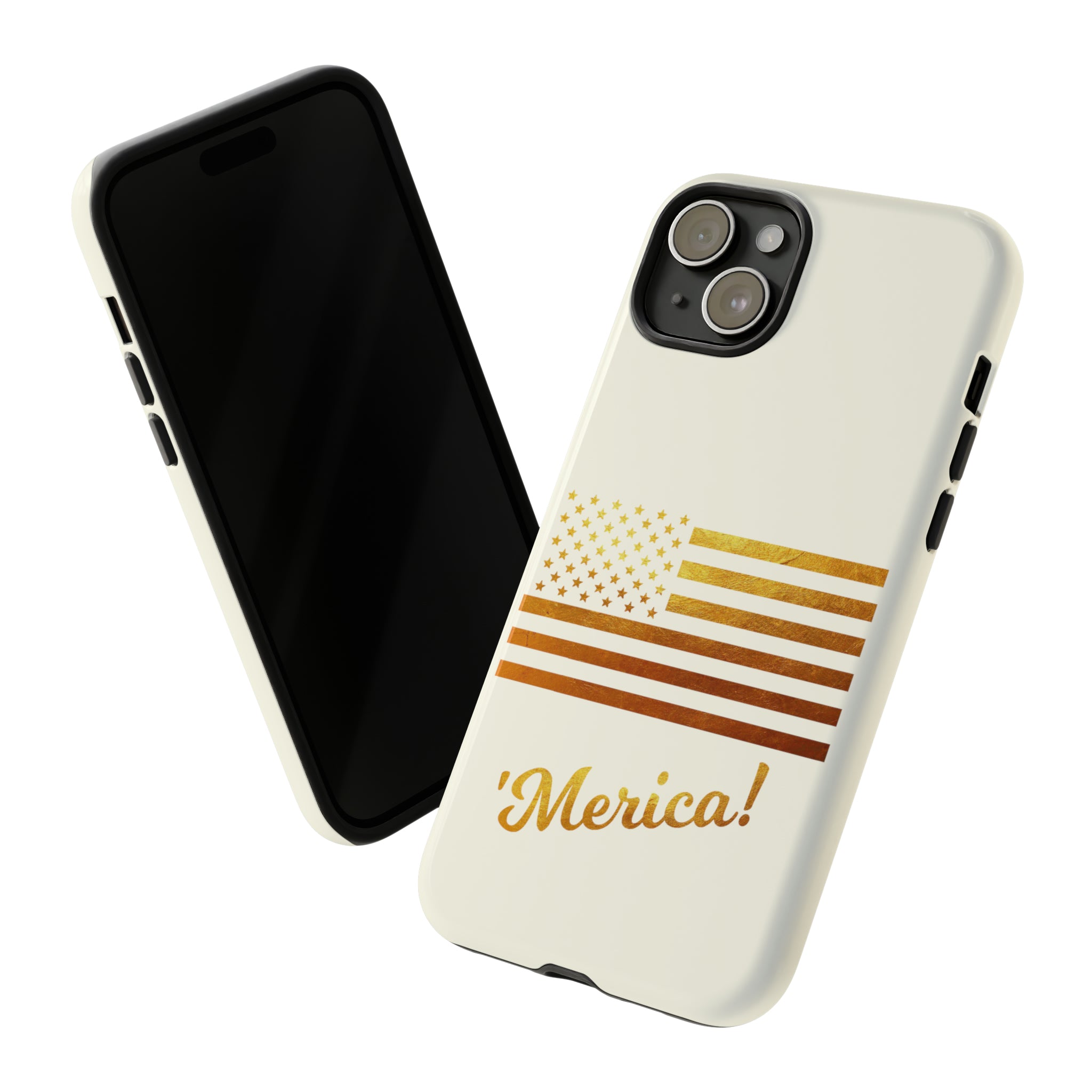 The Ultimate 'Merica and American Flag in Gold Leaf Limited Edition Tough Cases