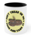 Don't Tread on Me Gadsden Flag Accent Coffee Mug, 11oz