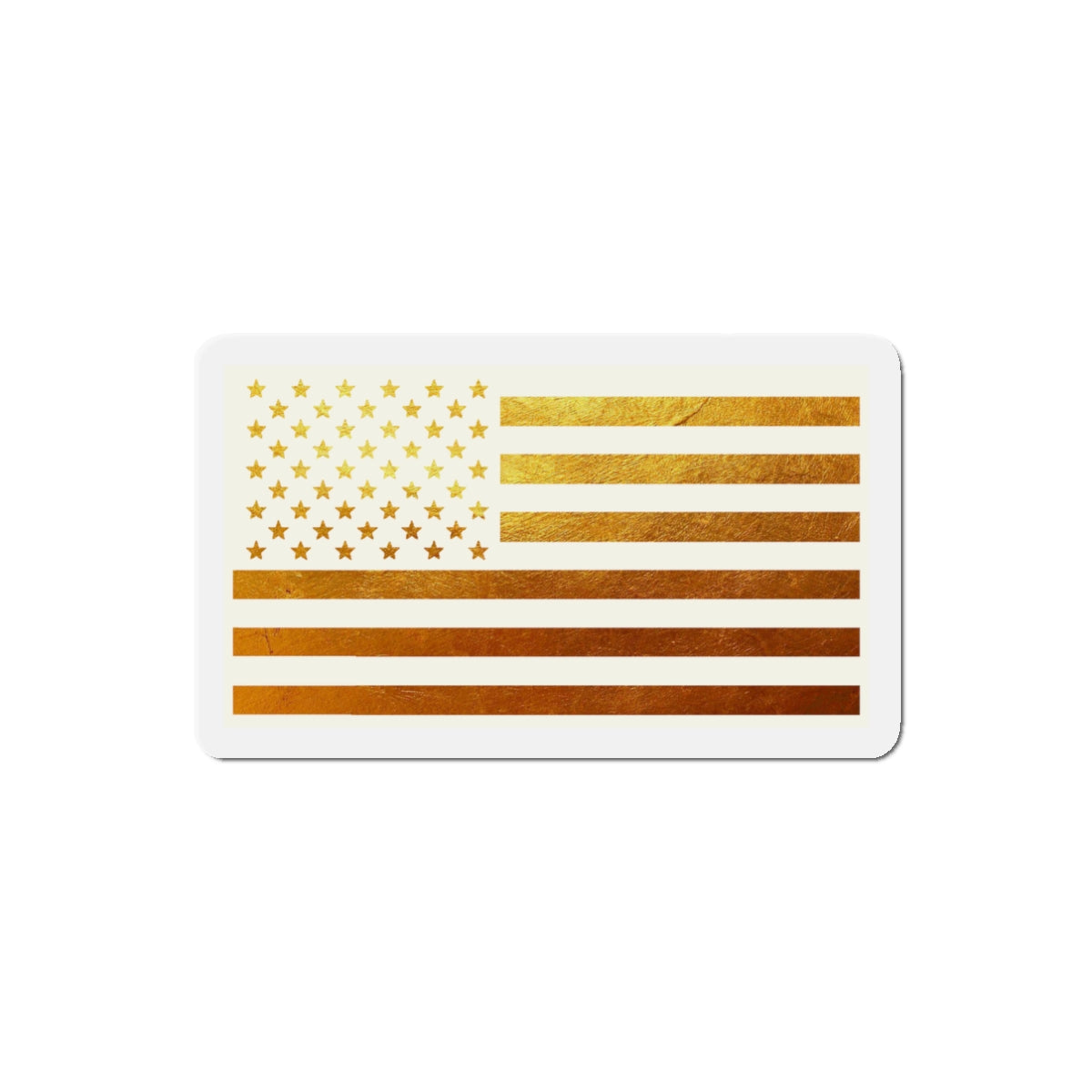 Ultimate USA Flag Gold Leaf Old Glory Die-Cut Magnets