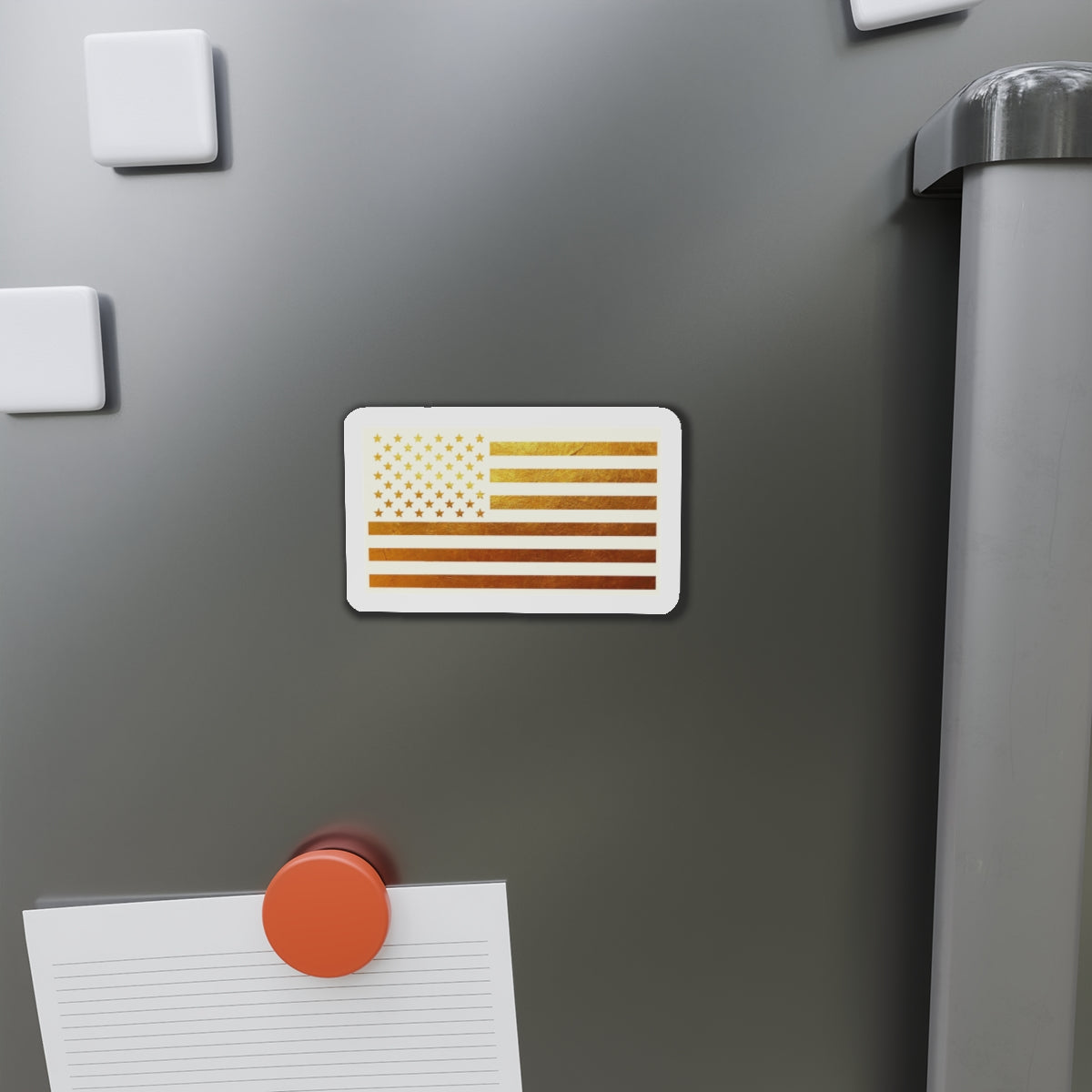 Ultimate USA Flag Gold Leaf Old Glory Die-Cut Magnets