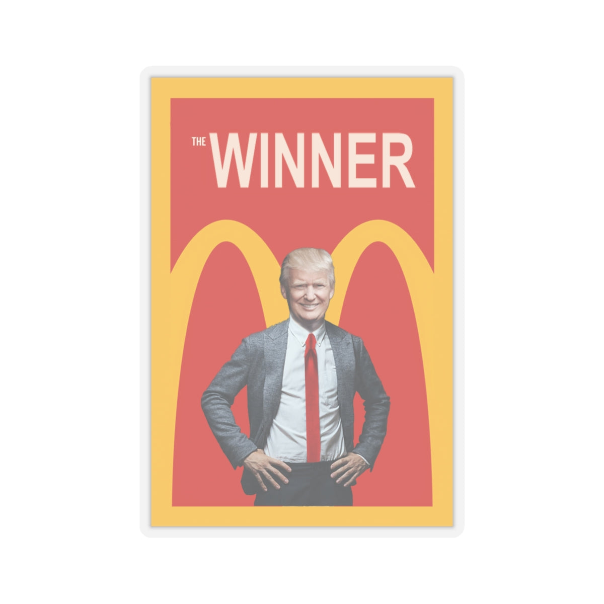 Trump 2024 The Winner Kiss-Cut Stickers