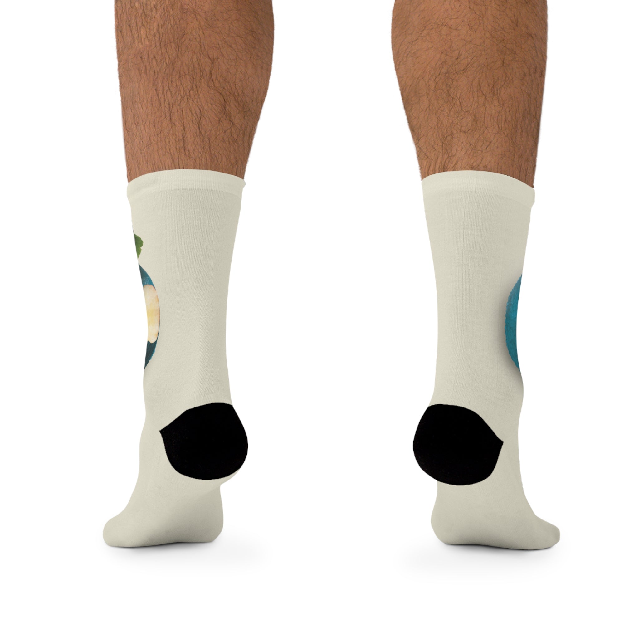 The Adam and Eve Apple: Original Sin Series Recycled Poly Socks