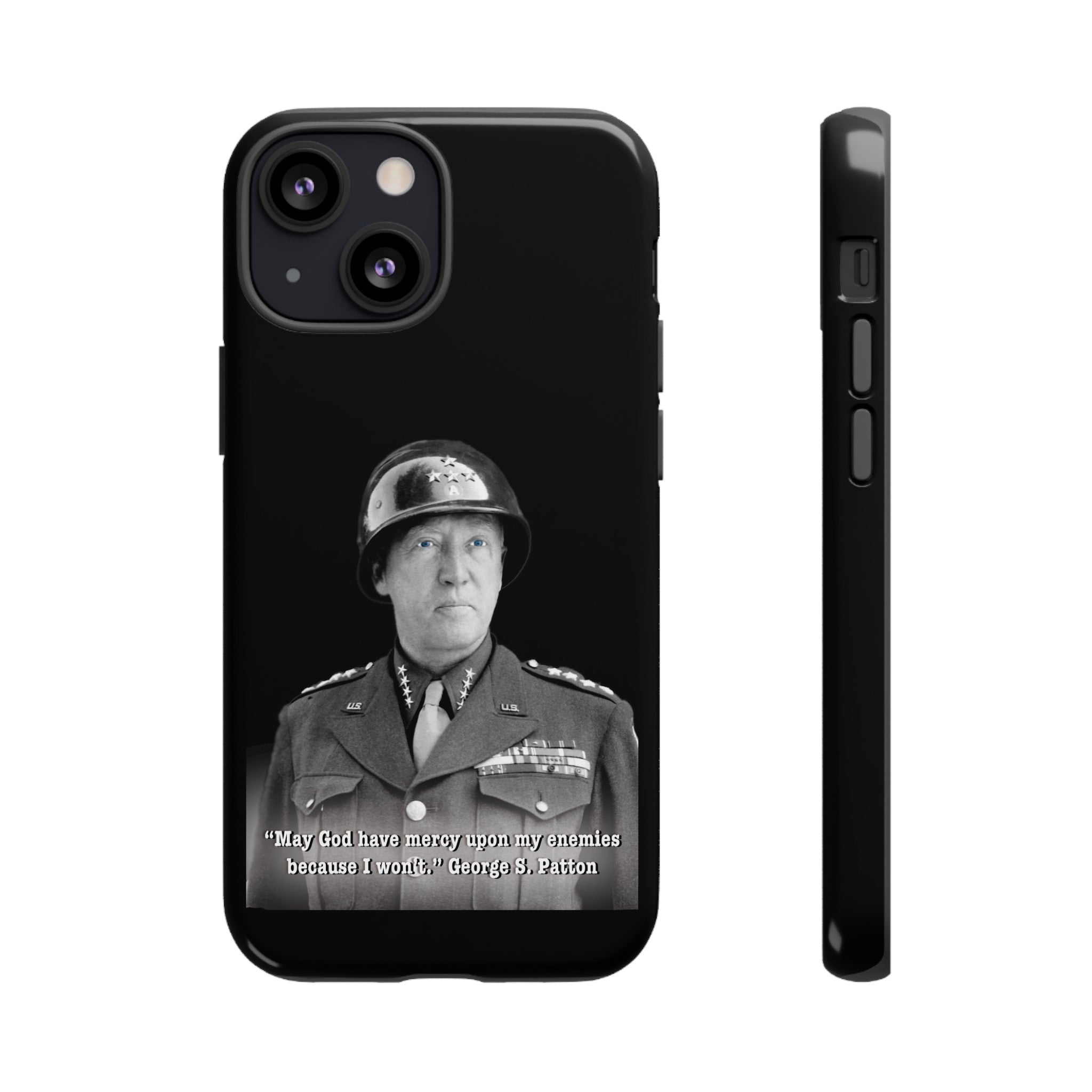 George S. Patton Jr. Tough Cases Black & White