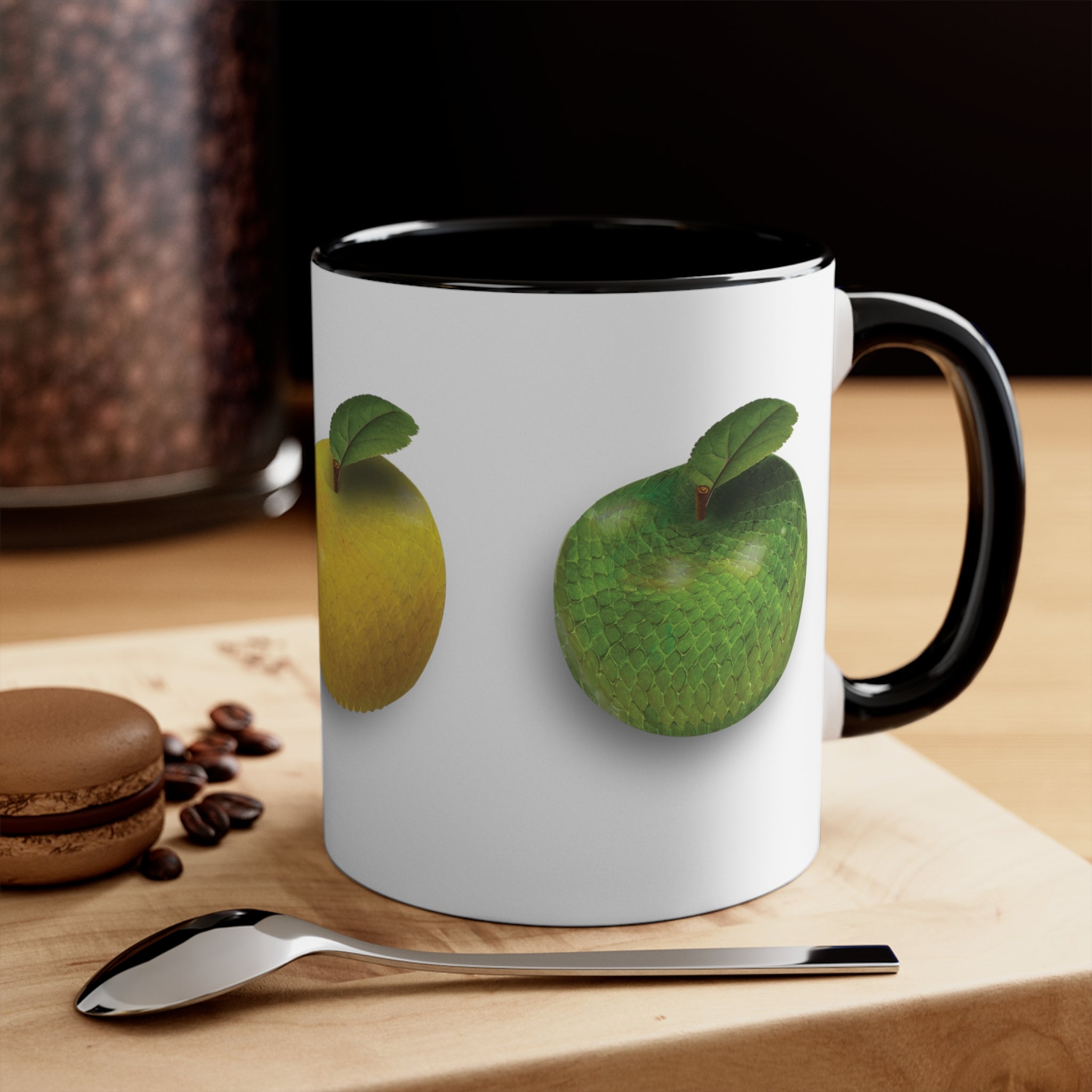 The Adam and Eve Apple: Original Sin Series Accent Coffee Mug, 11oz